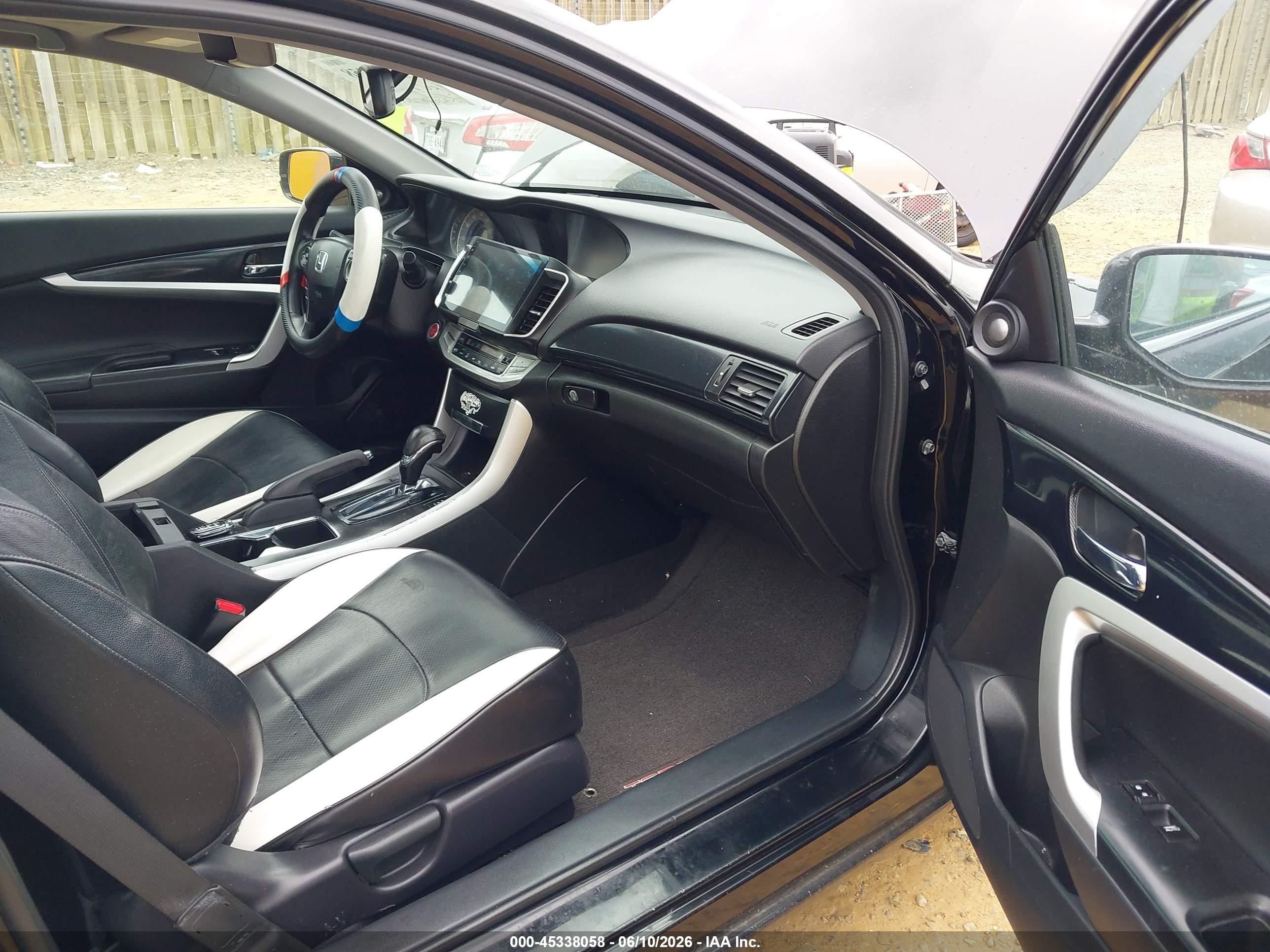 2015 Honda Accord Ex-l Black vin: 1HGCT1B85FA011920