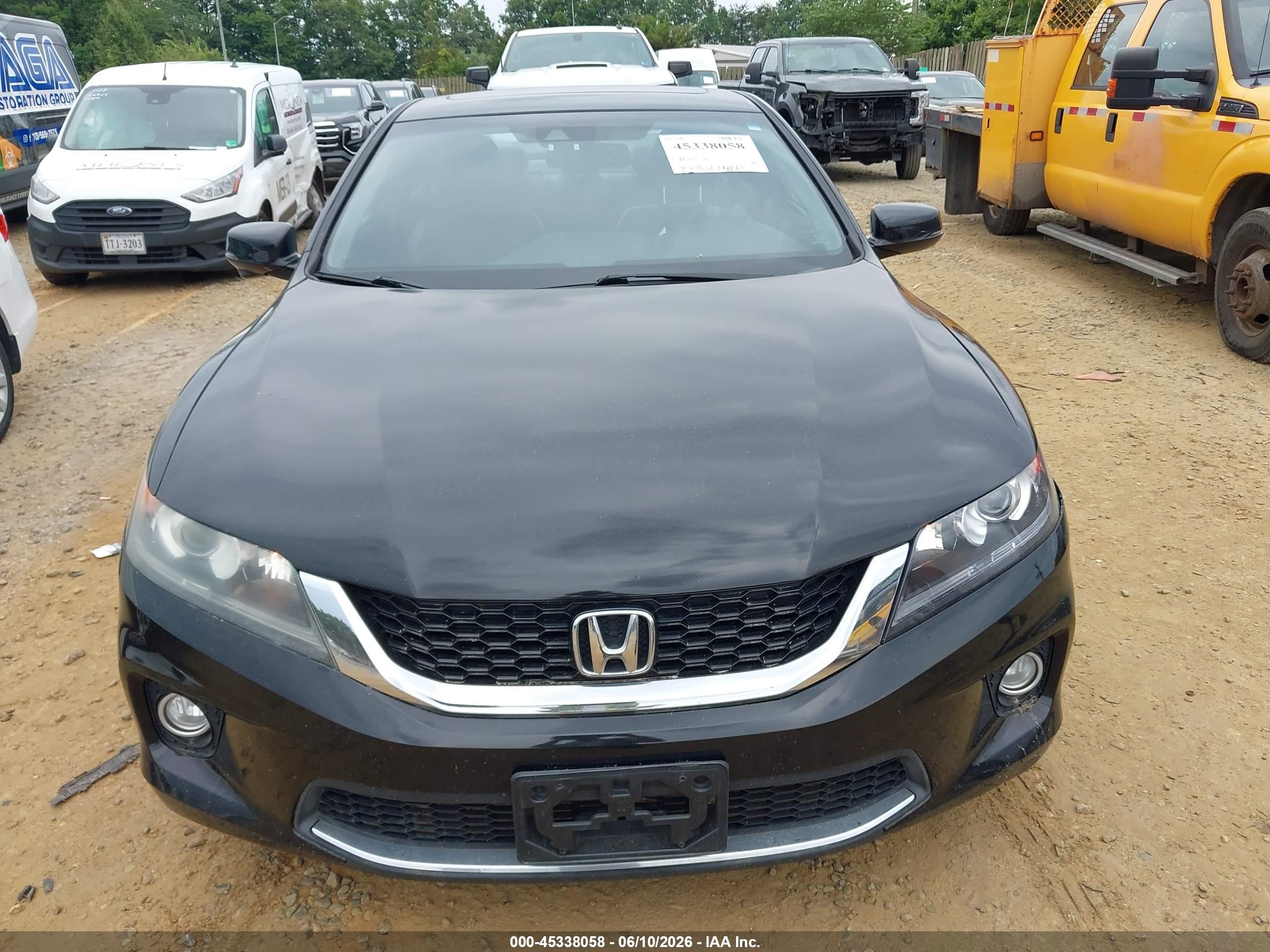 2015 Honda Accord Ex-l Black vin: 1HGCT1B85FA011920