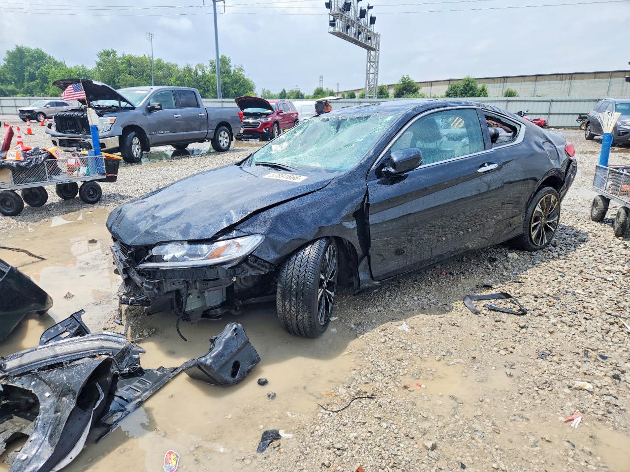 2016 Honda Accord Exl Black vin: 1HGCT1B85GA000739