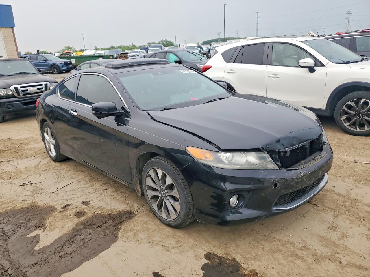 2013 Honda Accord Exl Black vin: 1HGCT1B86DA002138
