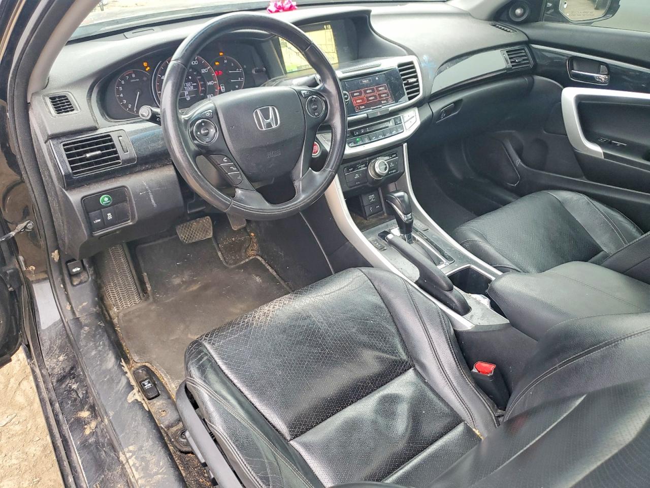 2013 Honda Accord Exl Black vin: 1HGCT1B86DA002138