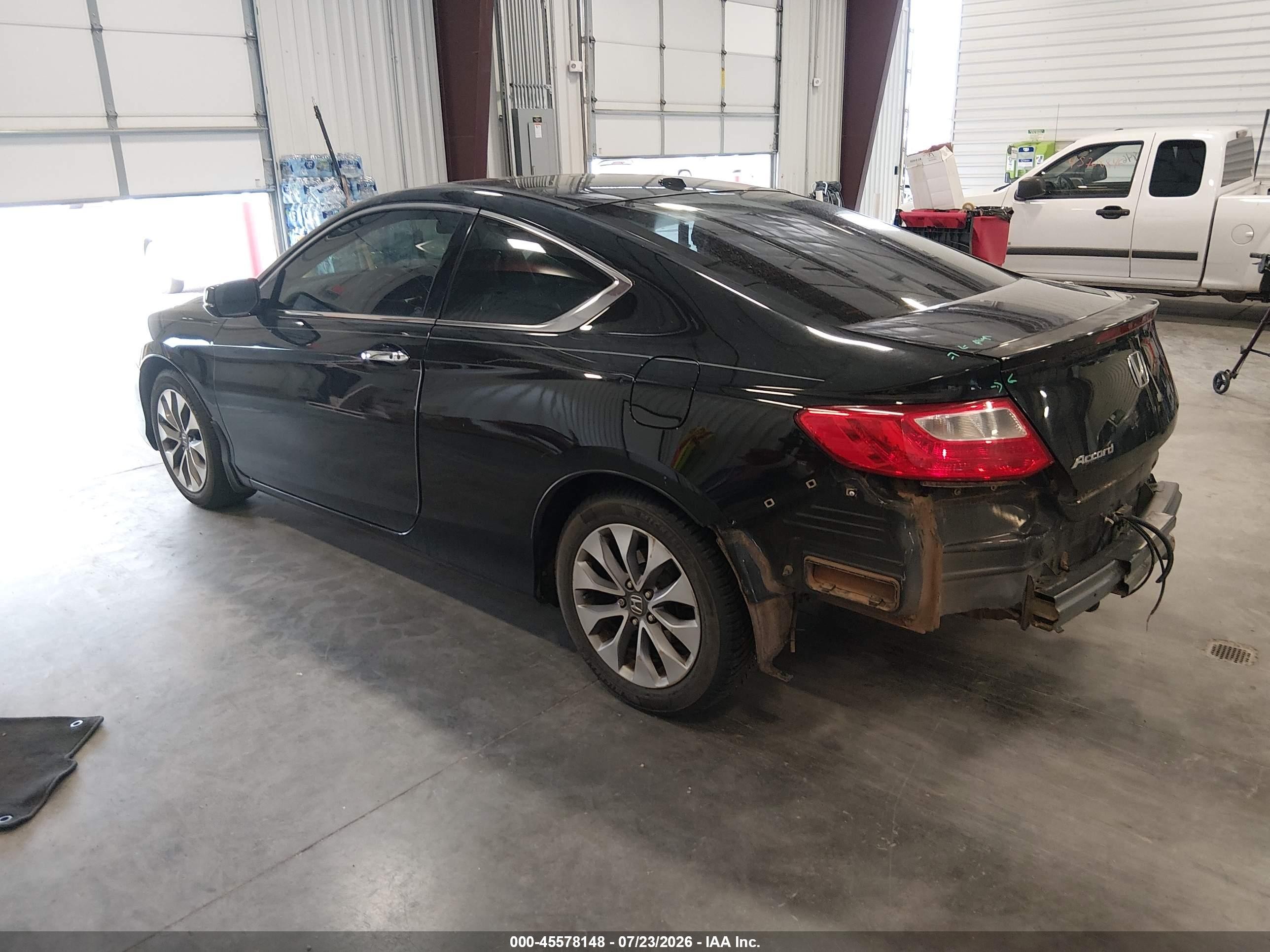 2013 Honda Accord Ex-l Black vin: 1HGCT1B86DA002270