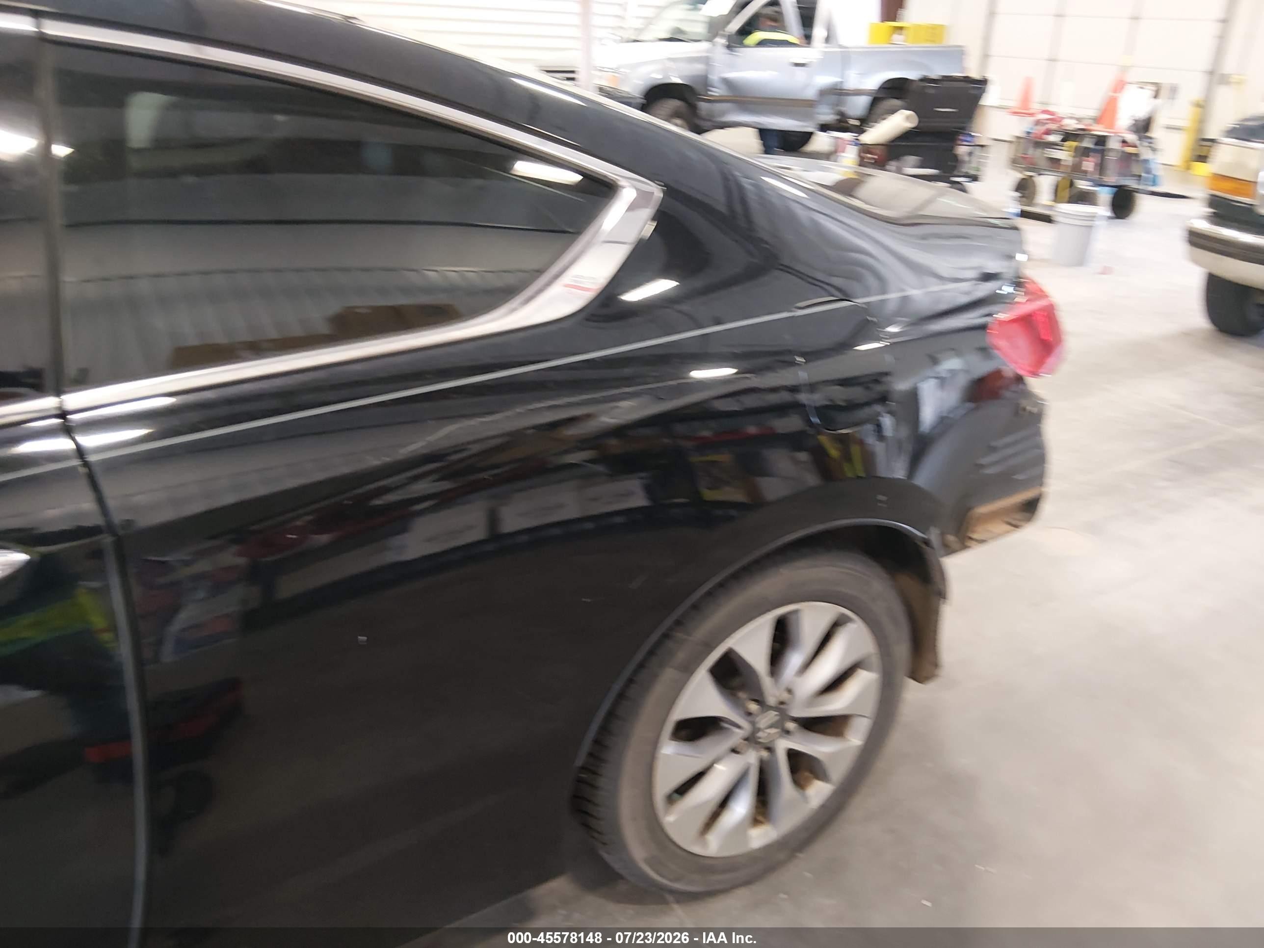 2013 Honda Accord Ex-l Black vin: 1HGCT1B86DA002270