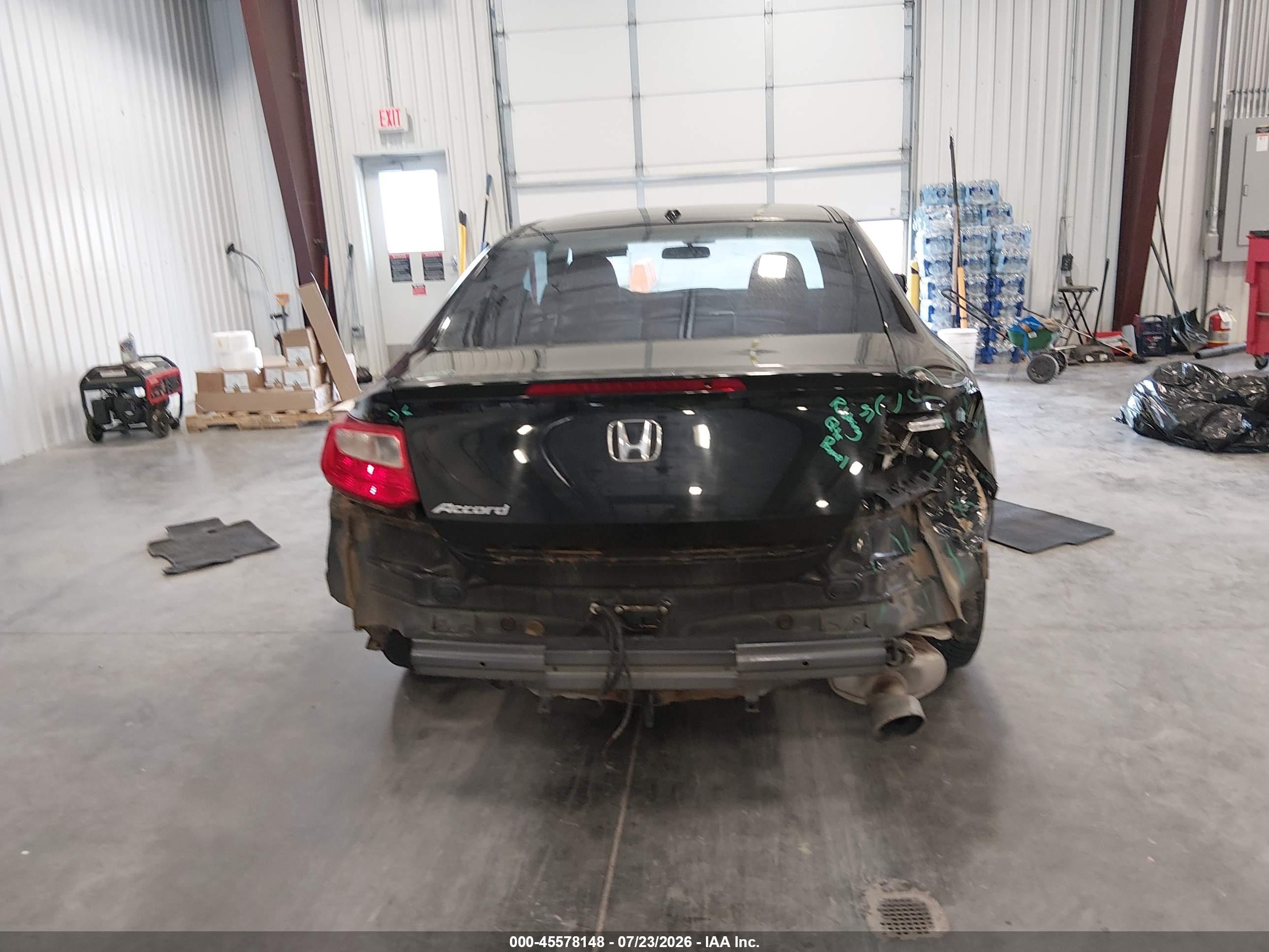 2013 Honda Accord Ex-l Black vin: 1HGCT1B86DA002270