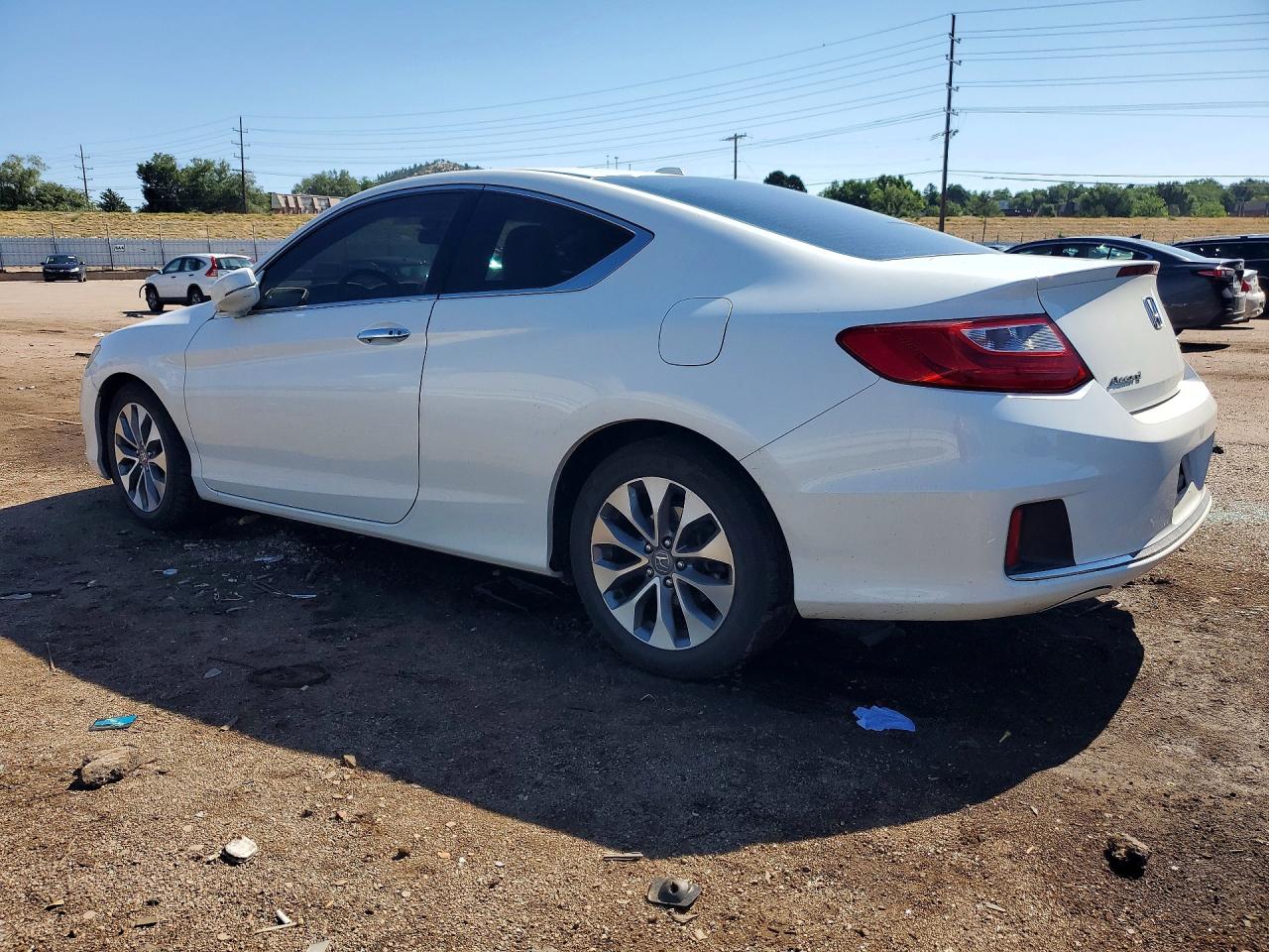 2013 Honda Accord Exl White vin: 1HGCT1B86DA010806