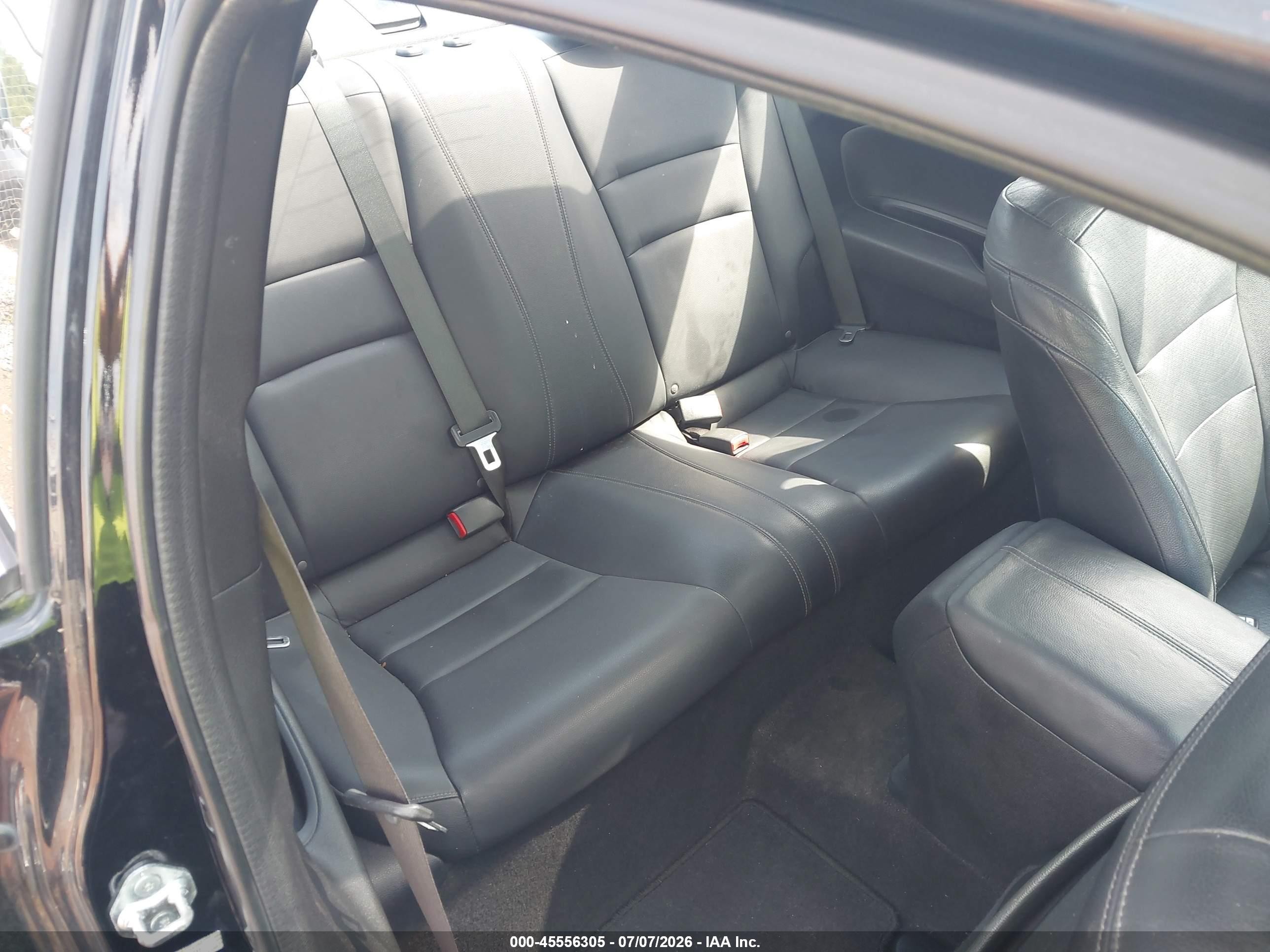 2013 Honda Accord Ex-l Black vin: 1HGCT1B86DA011745