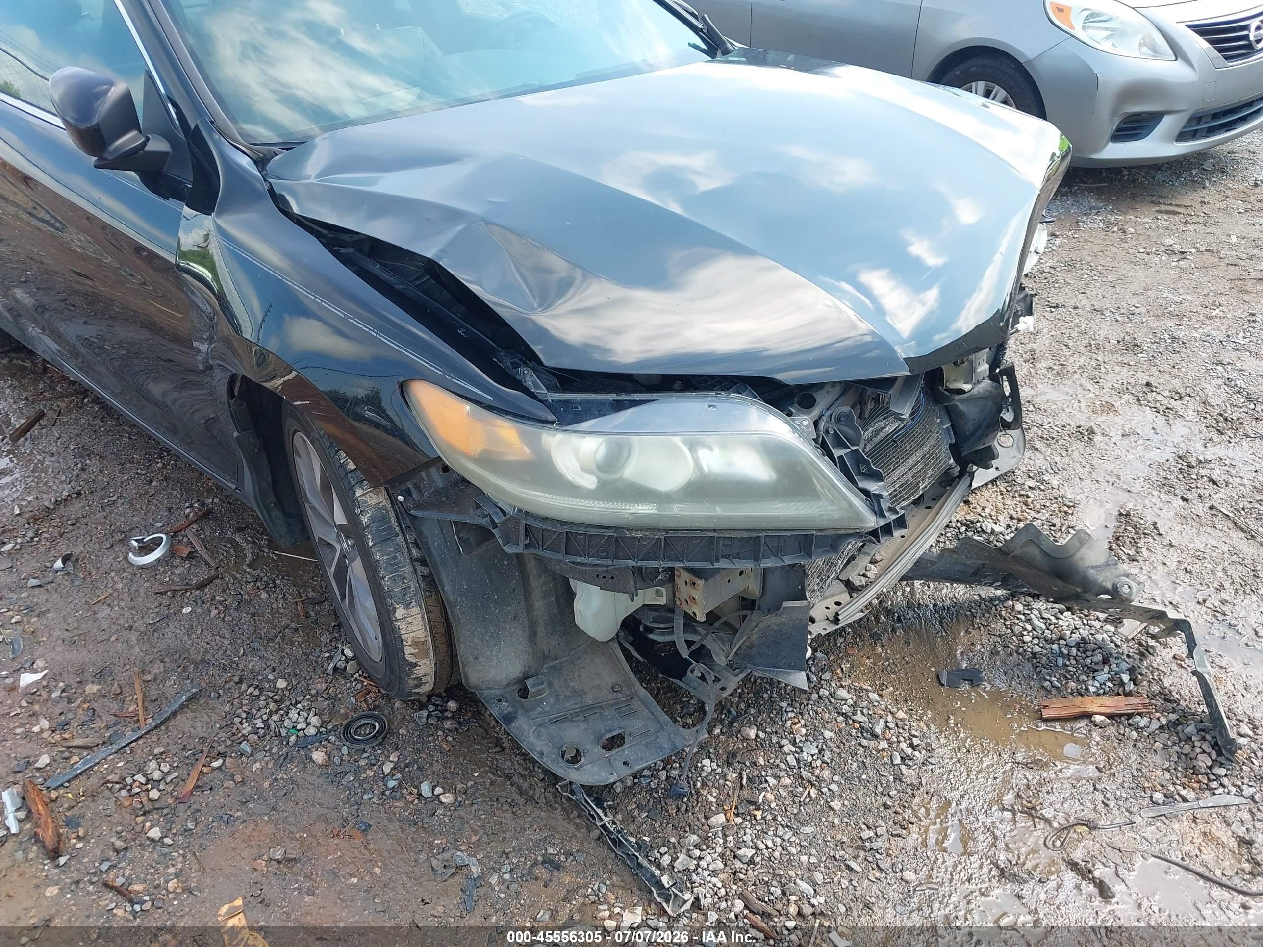 2013 Honda Accord Ex-l Black vin: 1HGCT1B86DA011745