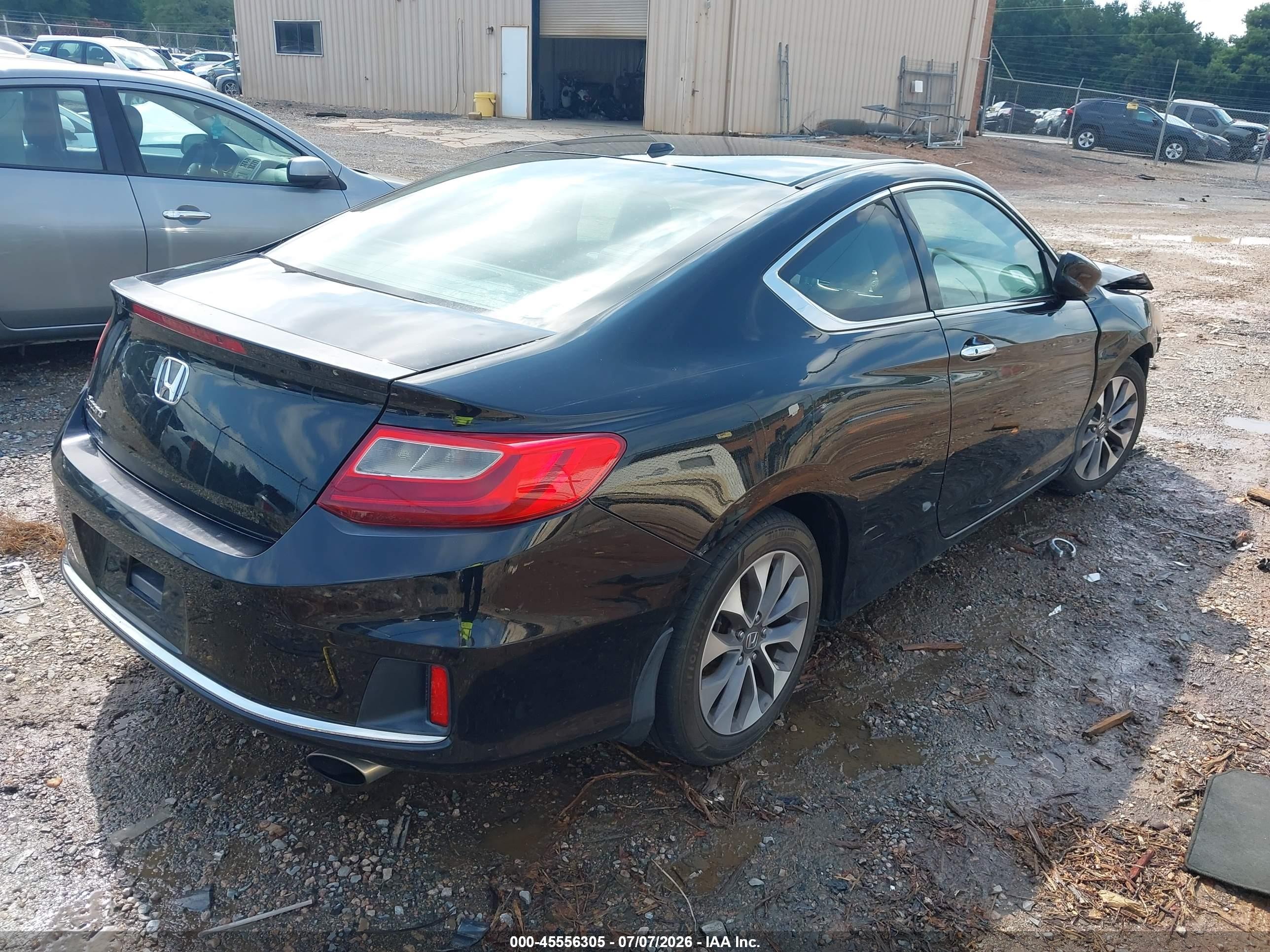 2013 Honda Accord Ex-l Black vin: 1HGCT1B86DA011745