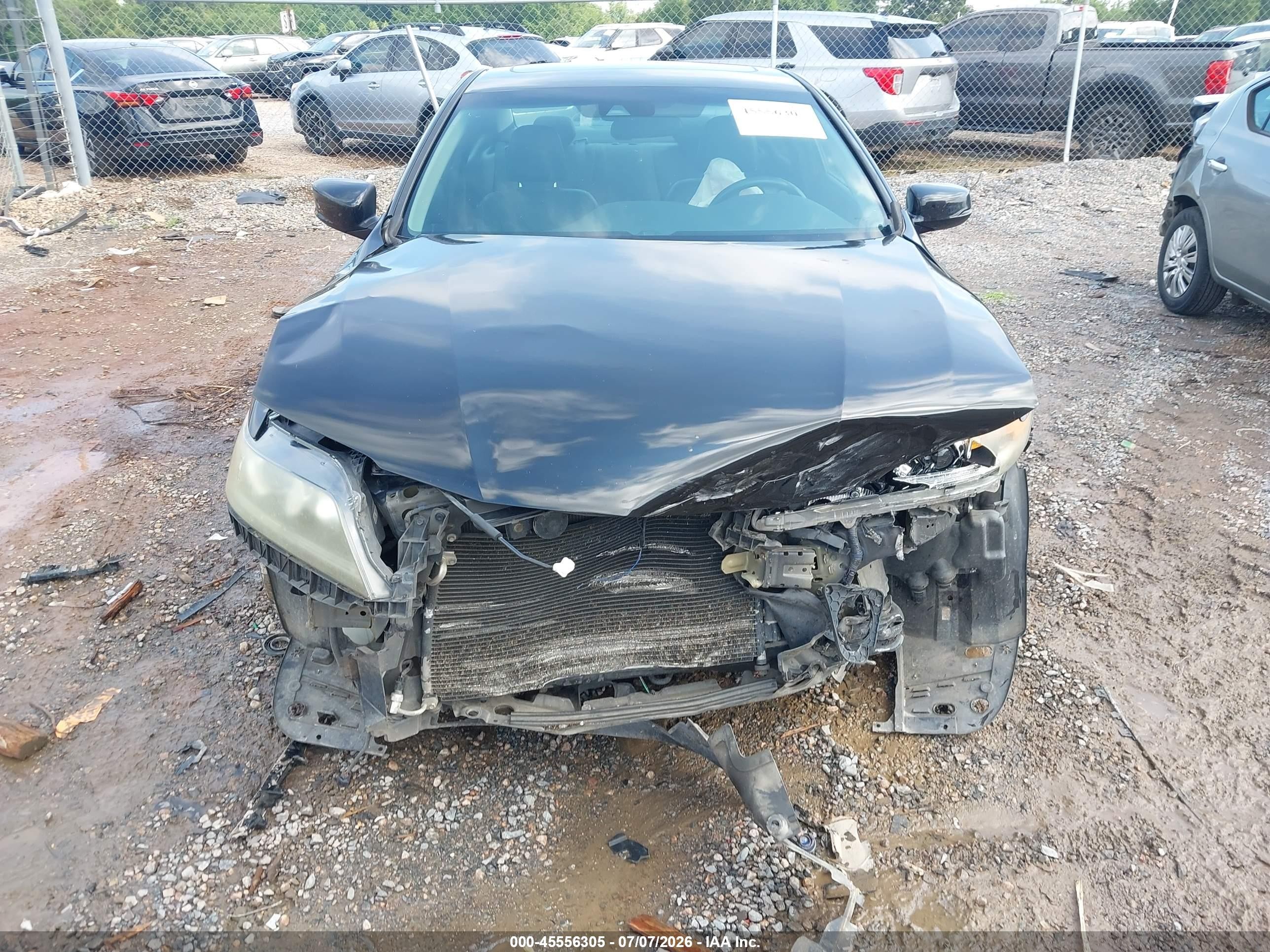 2013 Honda Accord Ex-l Black vin: 1HGCT1B86DA011745