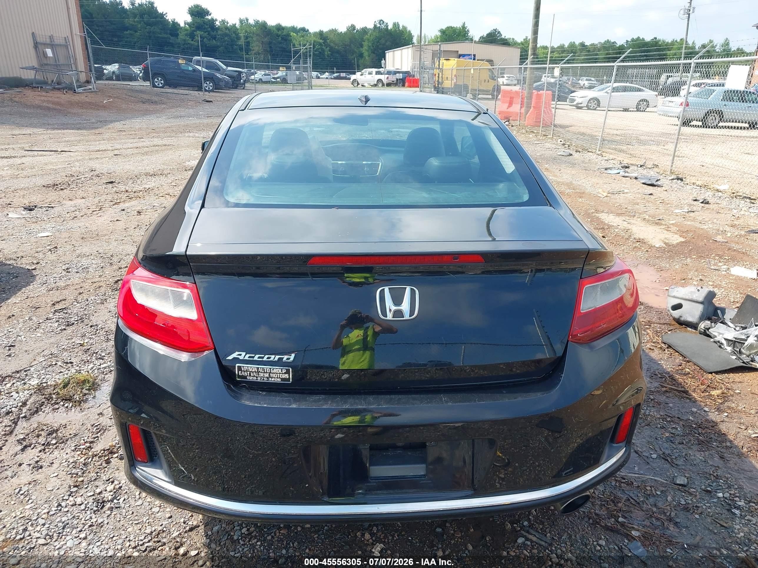 2013 Honda Accord Ex-l Black vin: 1HGCT1B86DA011745