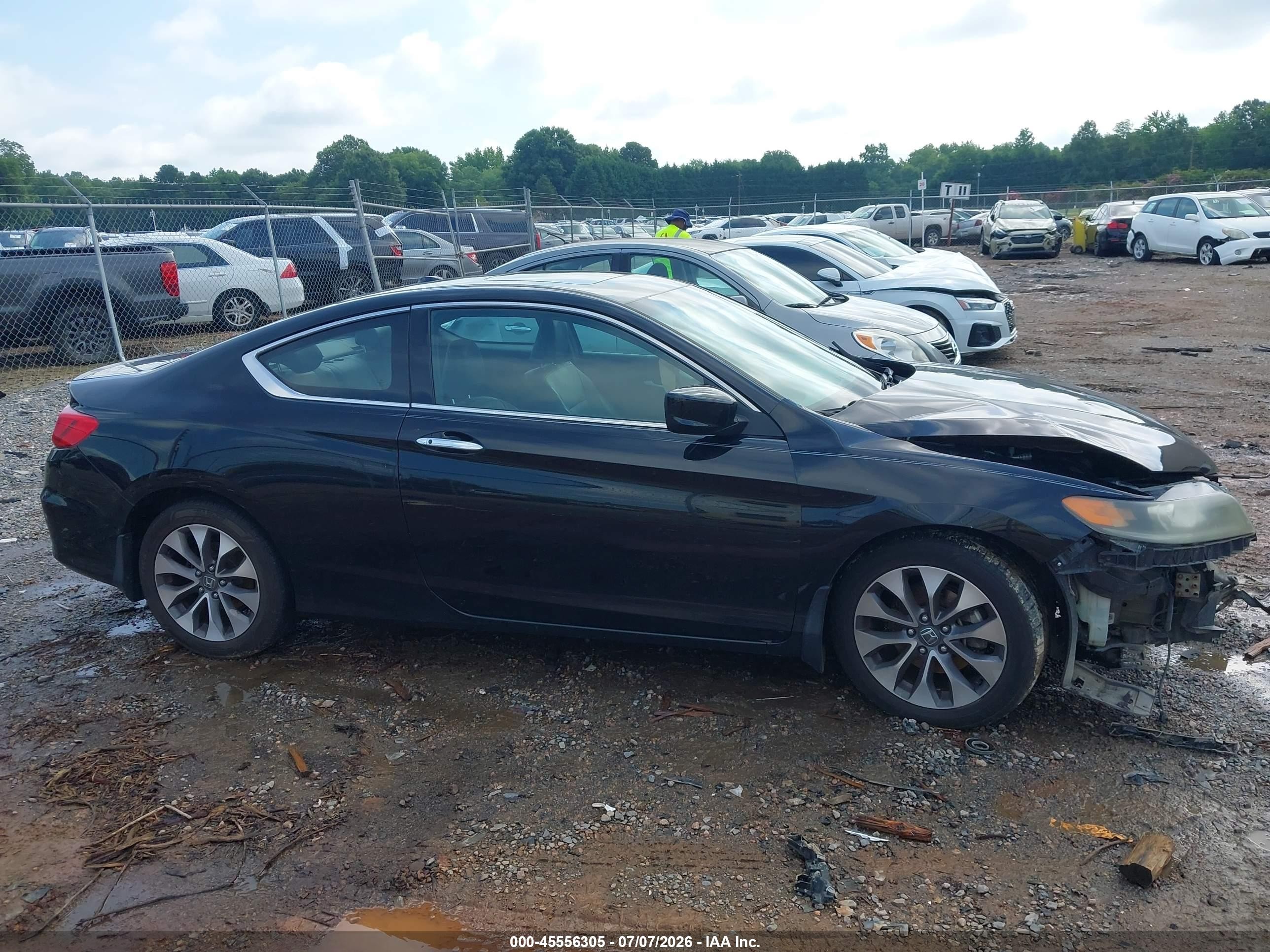 2013 Honda Accord Ex-l Black vin: 1HGCT1B86DA011745