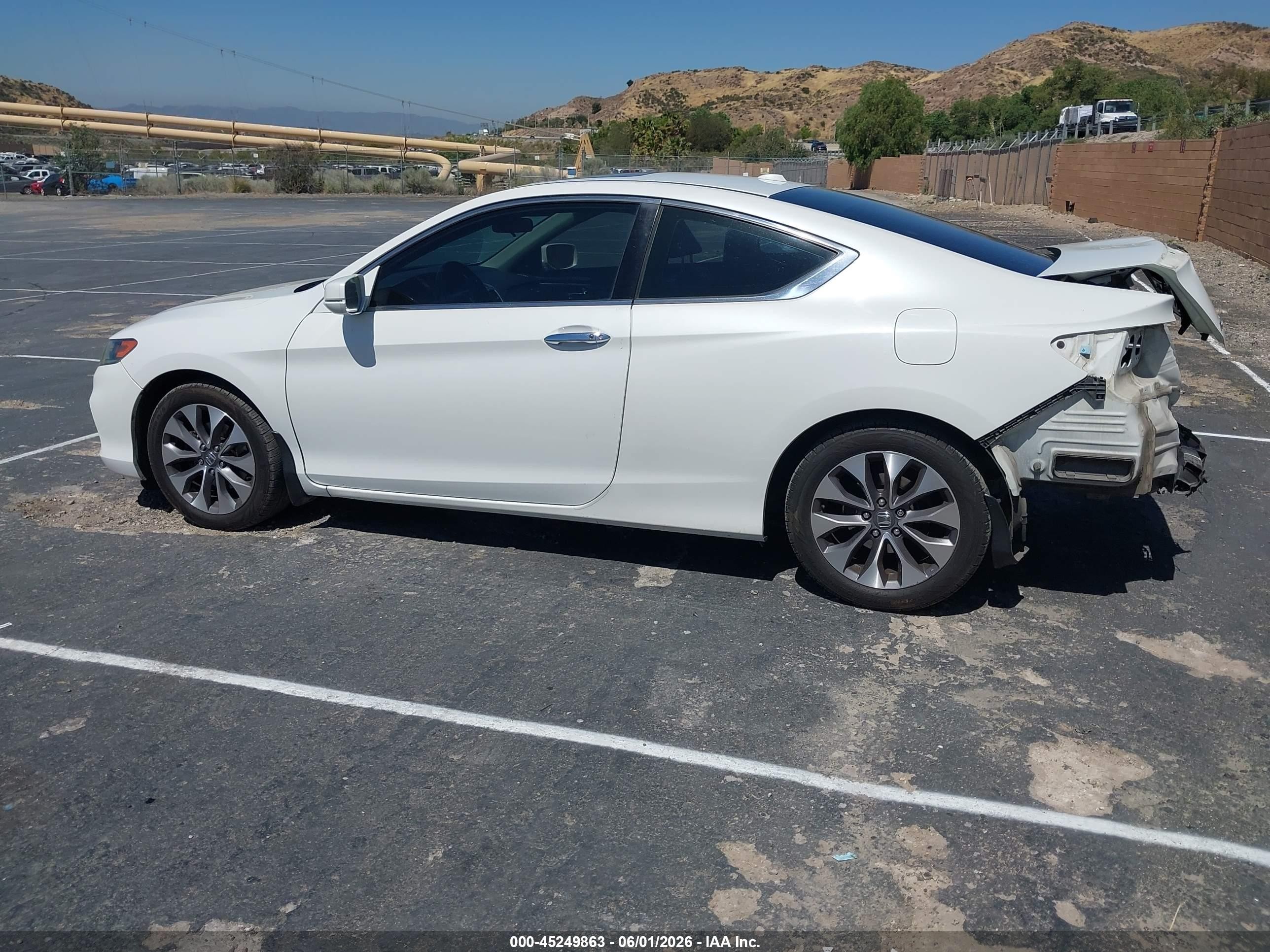 2014 Honda Accord Ex-l White vin: 1HGCT1B86EA011651