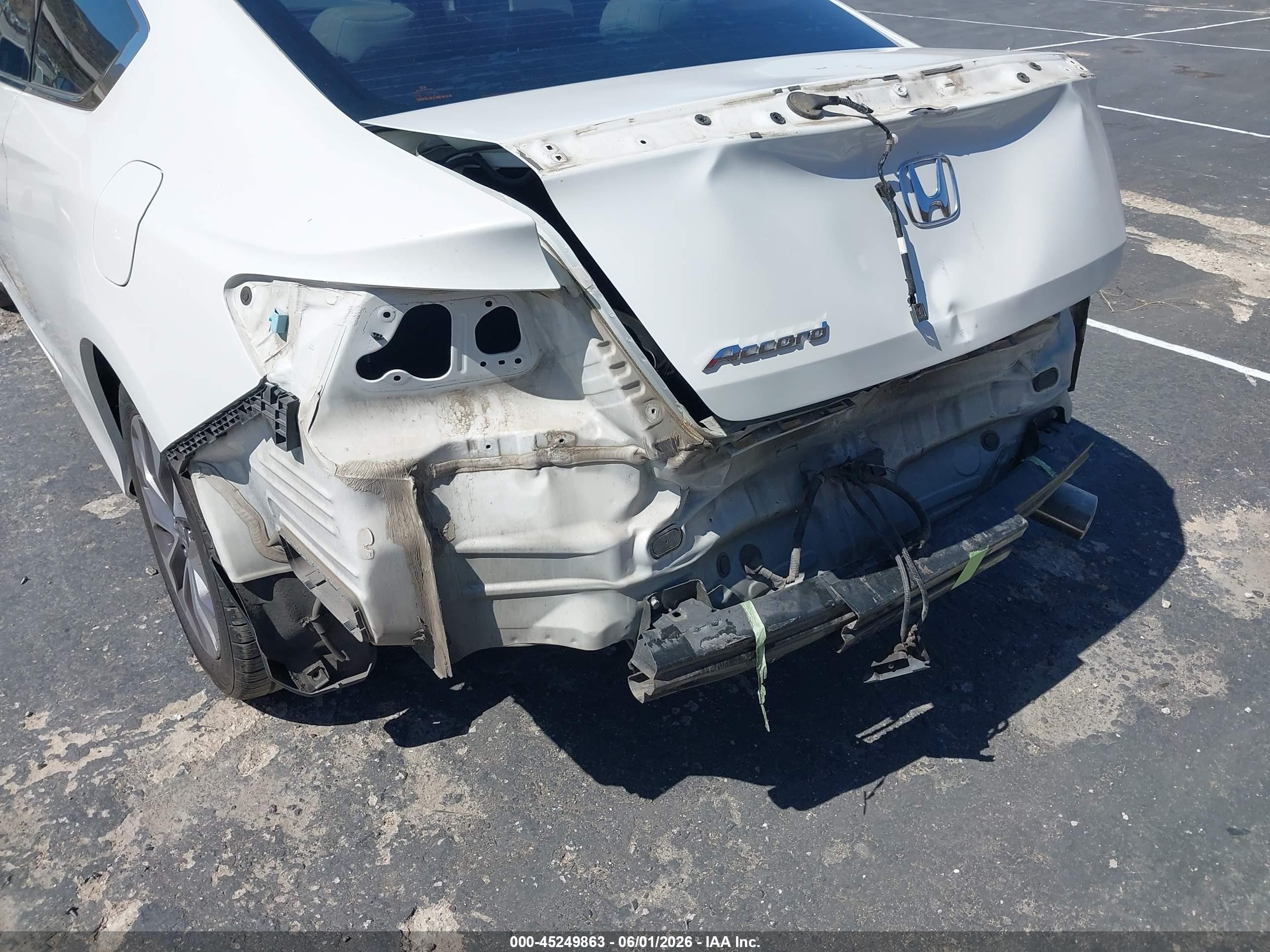 2014 Honda Accord Ex-l White vin: 1HGCT1B86EA011651