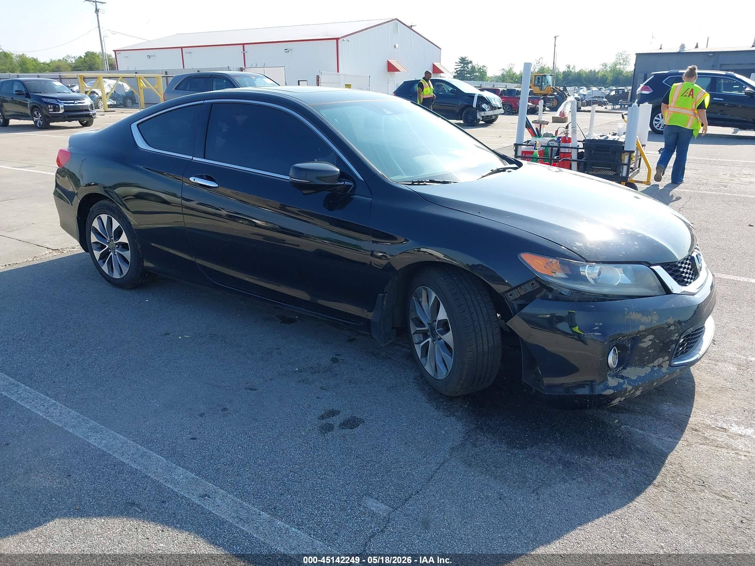 2014 Honda Accord Ex-l Black vin: 1HGCT1B86EA800656