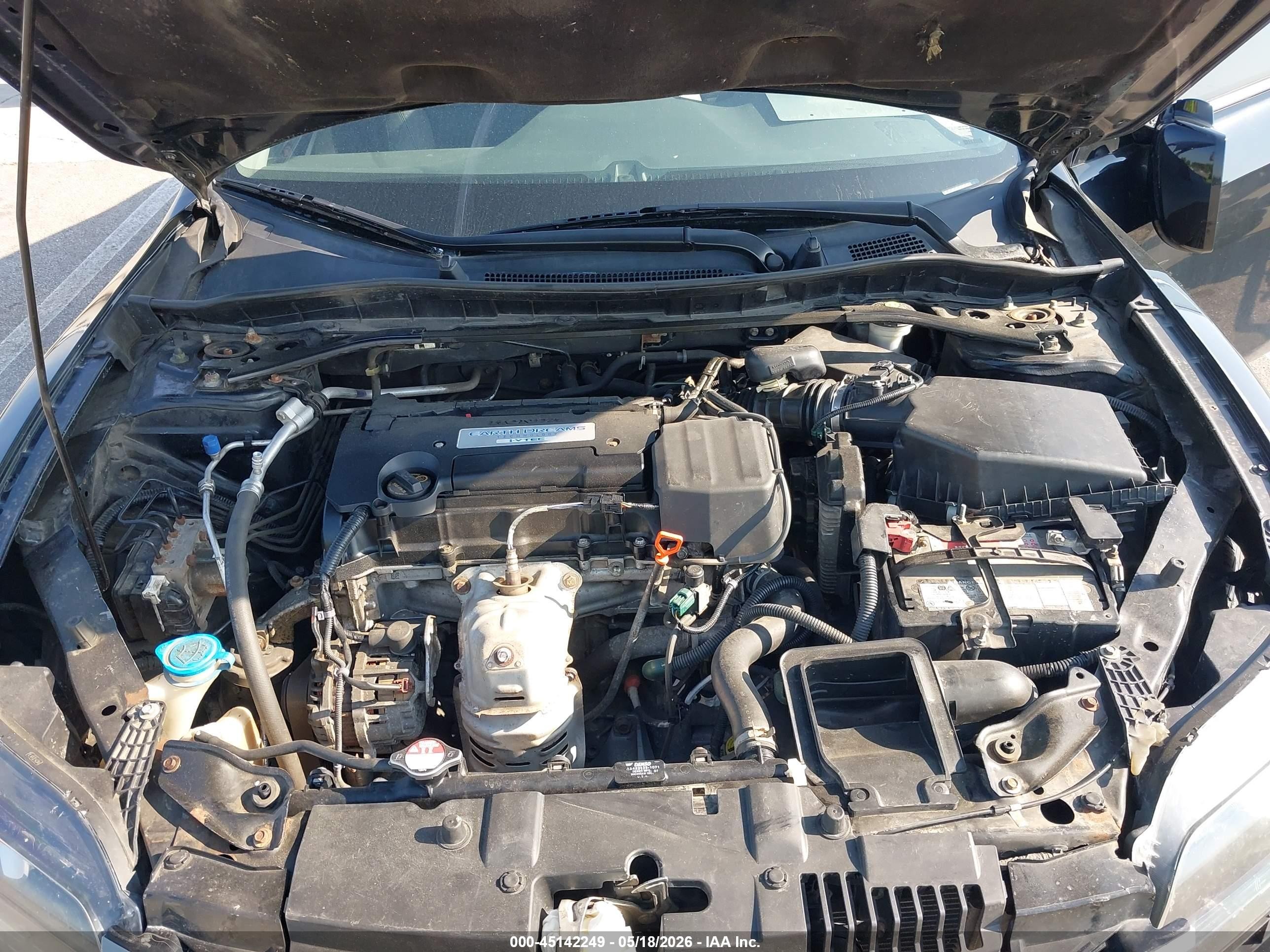 2014 Honda Accord Ex-l Black vin: 1HGCT1B86EA800656