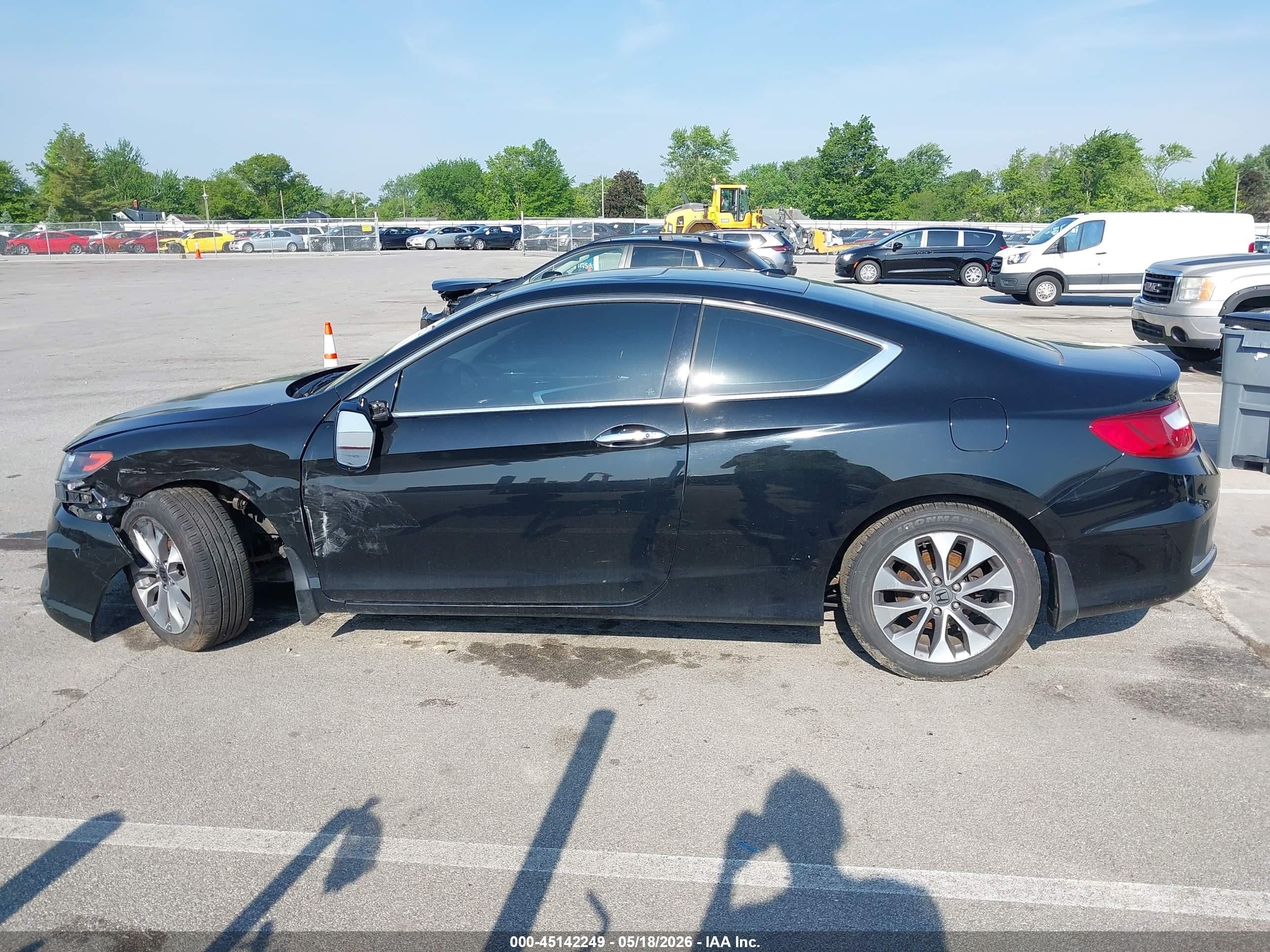 2014 Honda Accord Ex-l Black vin: 1HGCT1B86EA800656