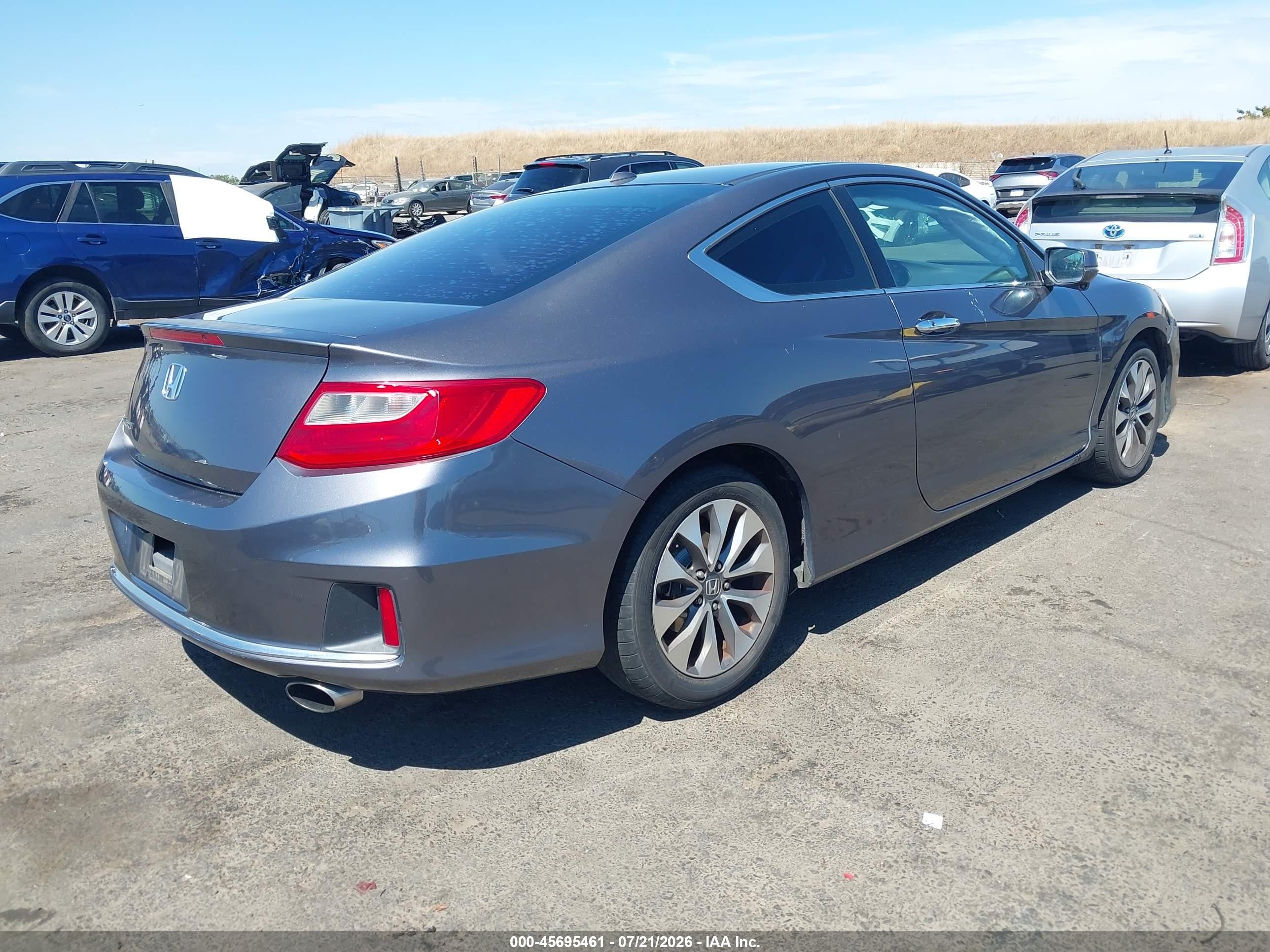 2015 Honda Accord Ex-l Gray vin: 1HGCT1B86FA000294