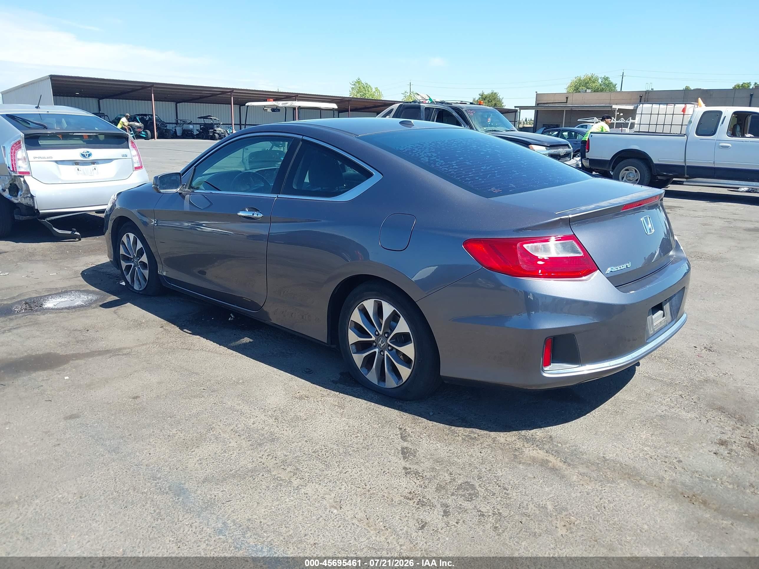 2015 Honda Accord Ex-l Gray vin: 1HGCT1B86FA000294