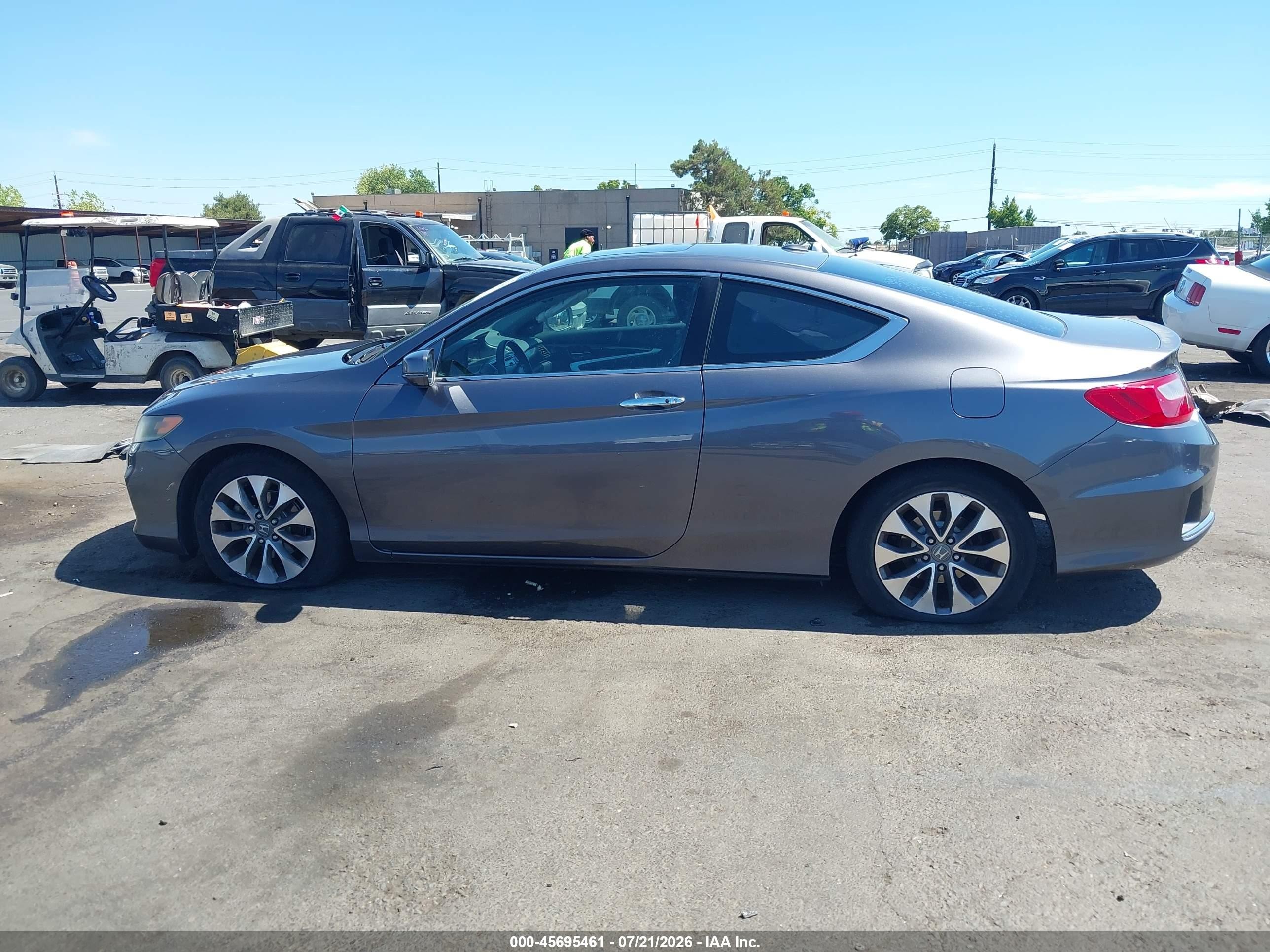 2015 Honda Accord Ex-l Gray vin: 1HGCT1B86FA000294