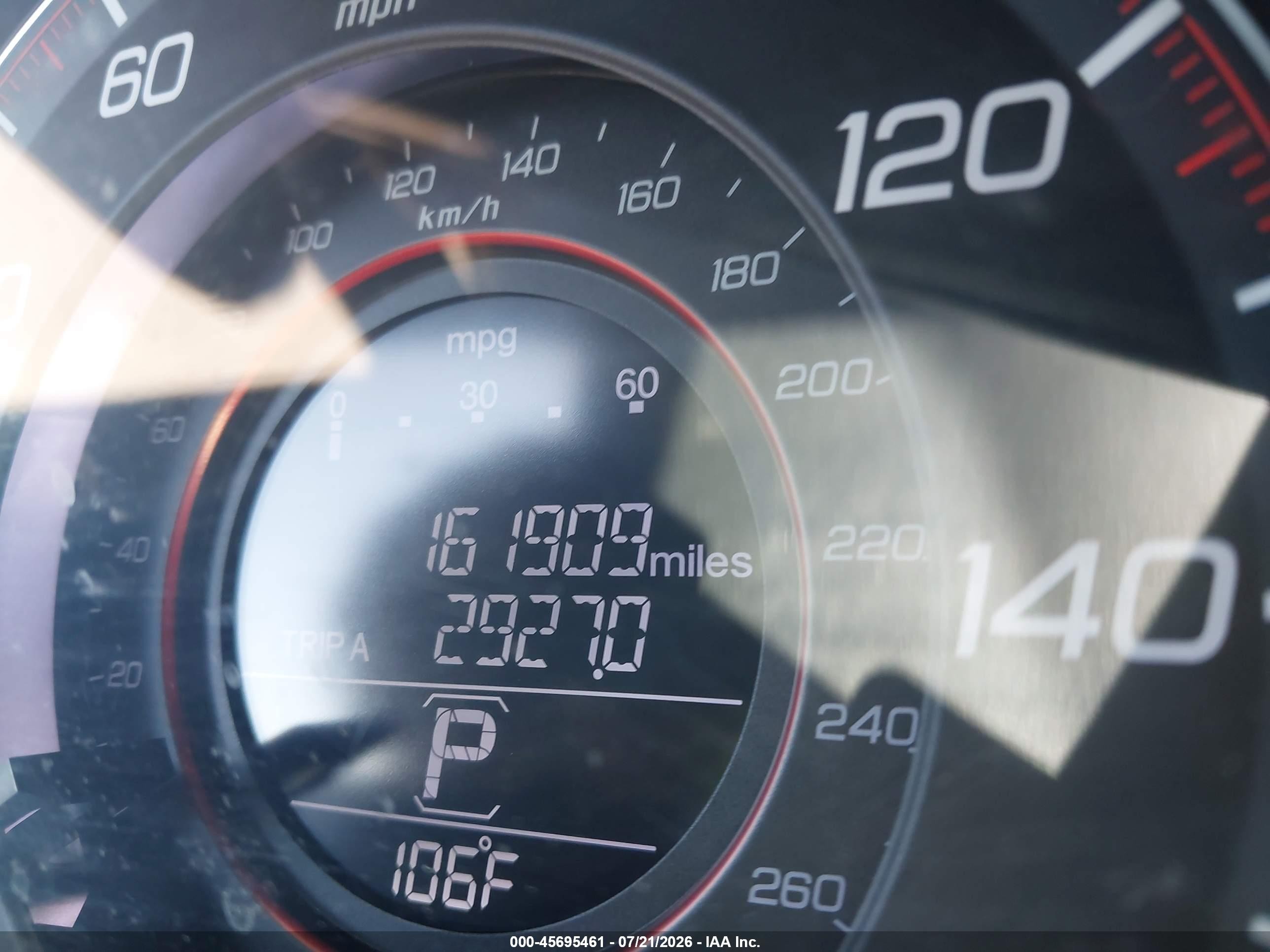 2015 Honda Accord Ex-l Gray vin: 1HGCT1B86FA000294