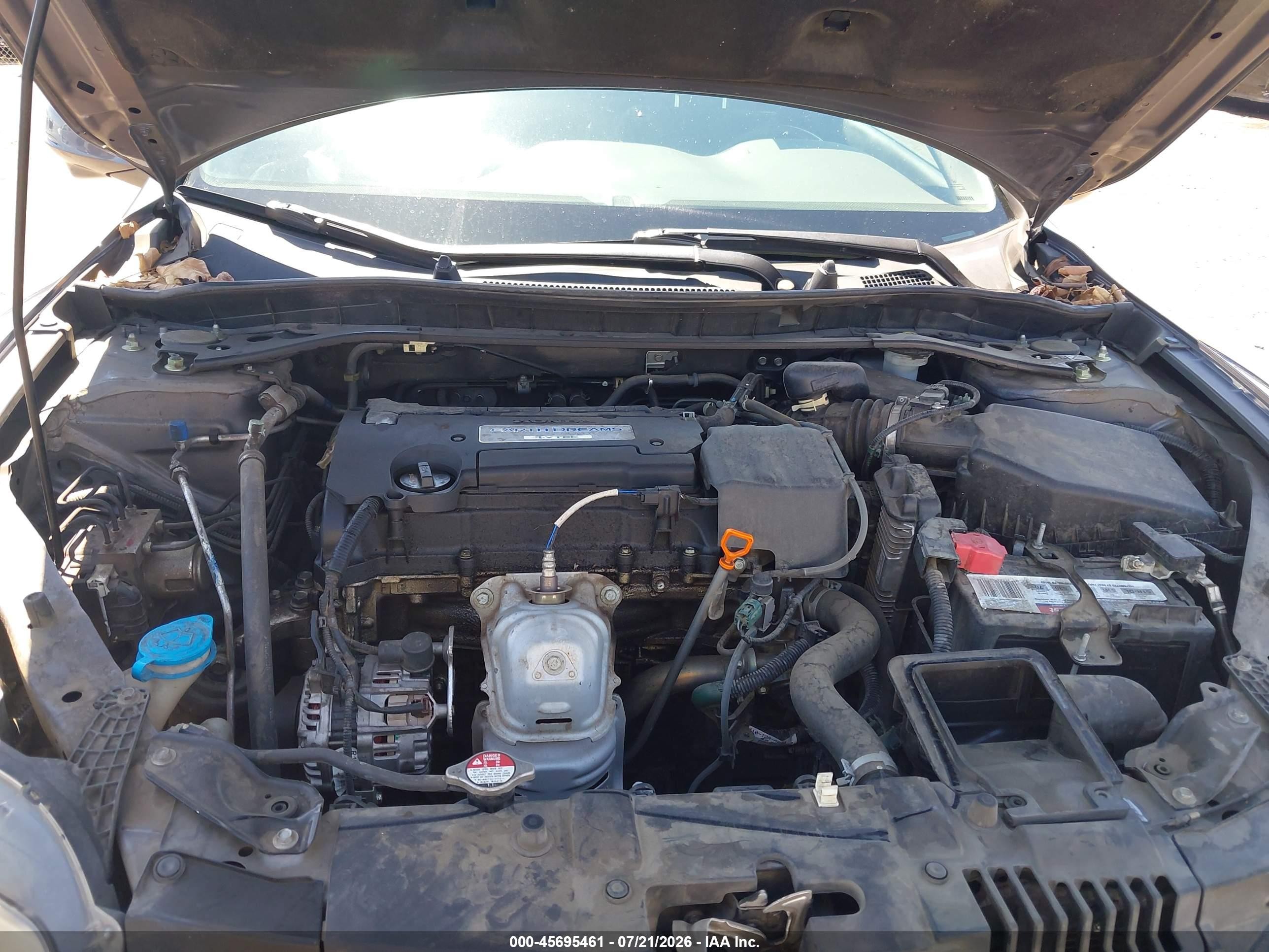 2015 Honda Accord Ex-l Gray vin: 1HGCT1B86FA000294
