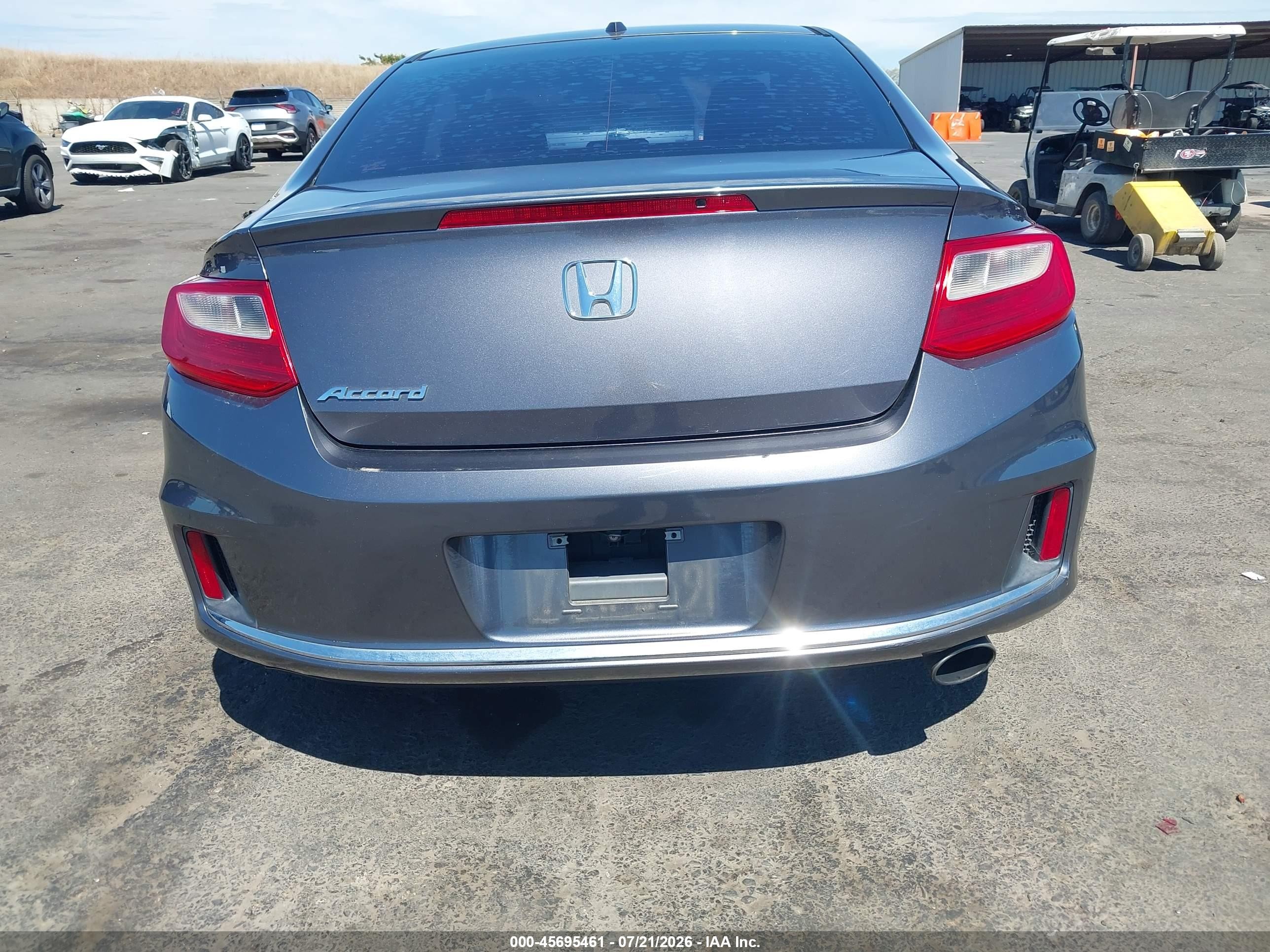 2015 Honda Accord Ex-l Gray vin: 1HGCT1B86FA000294