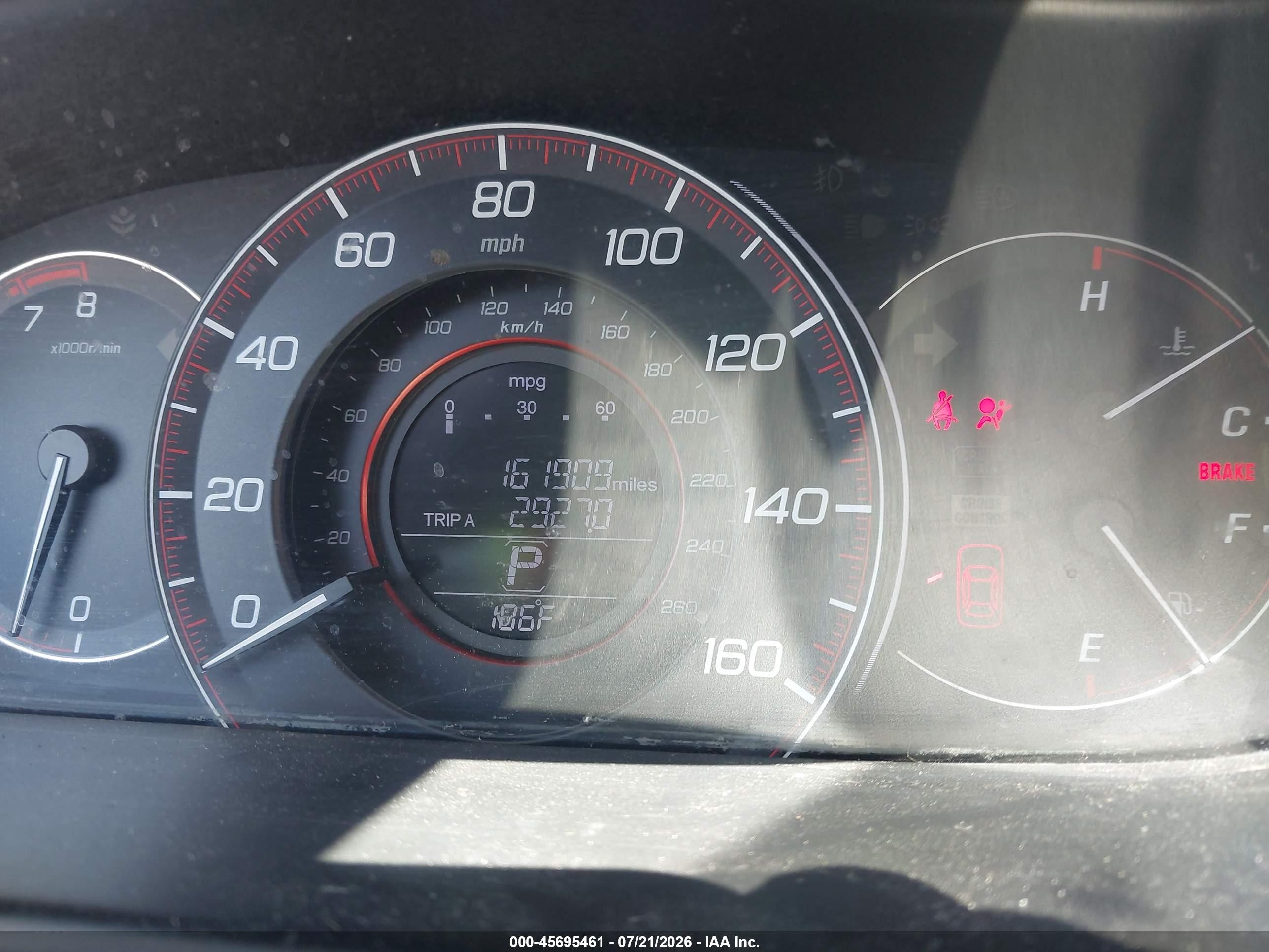 2015 Honda Accord Ex-l Gray vin: 1HGCT1B86FA000294