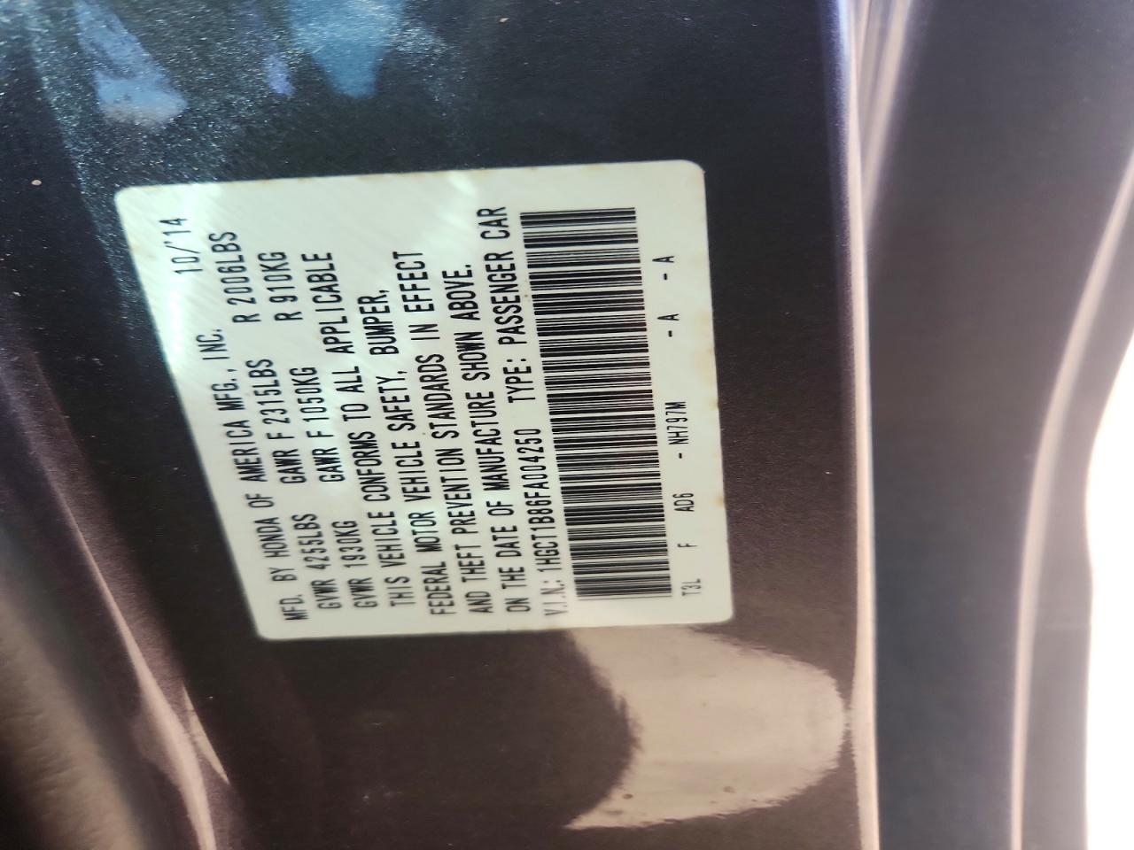 2015 Honda Accord Exl Gray vin: 1HGCT1B86FA004250