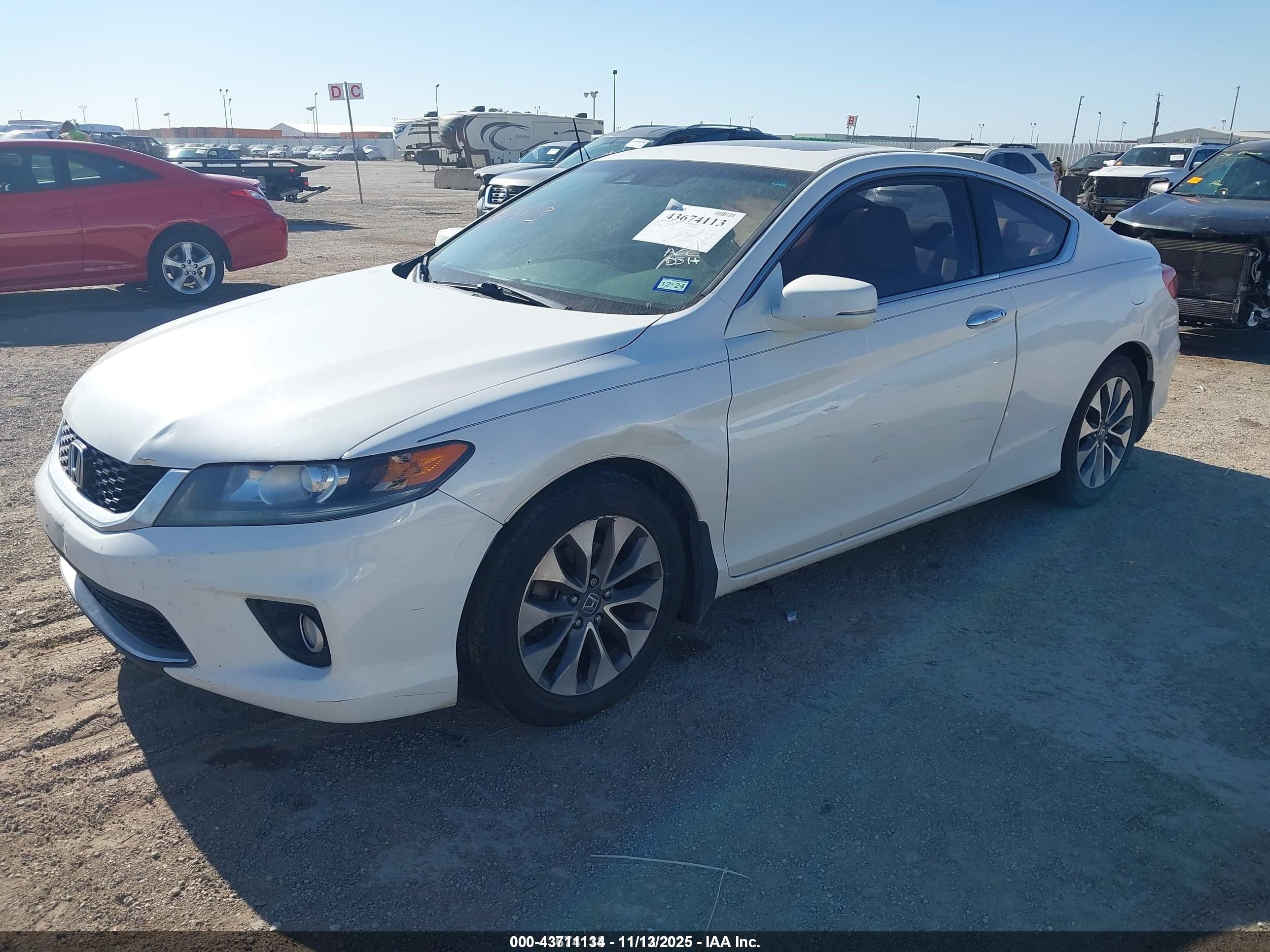 2015 Honda Accord Ex-l White vin: 1HGCT1B86FA011747