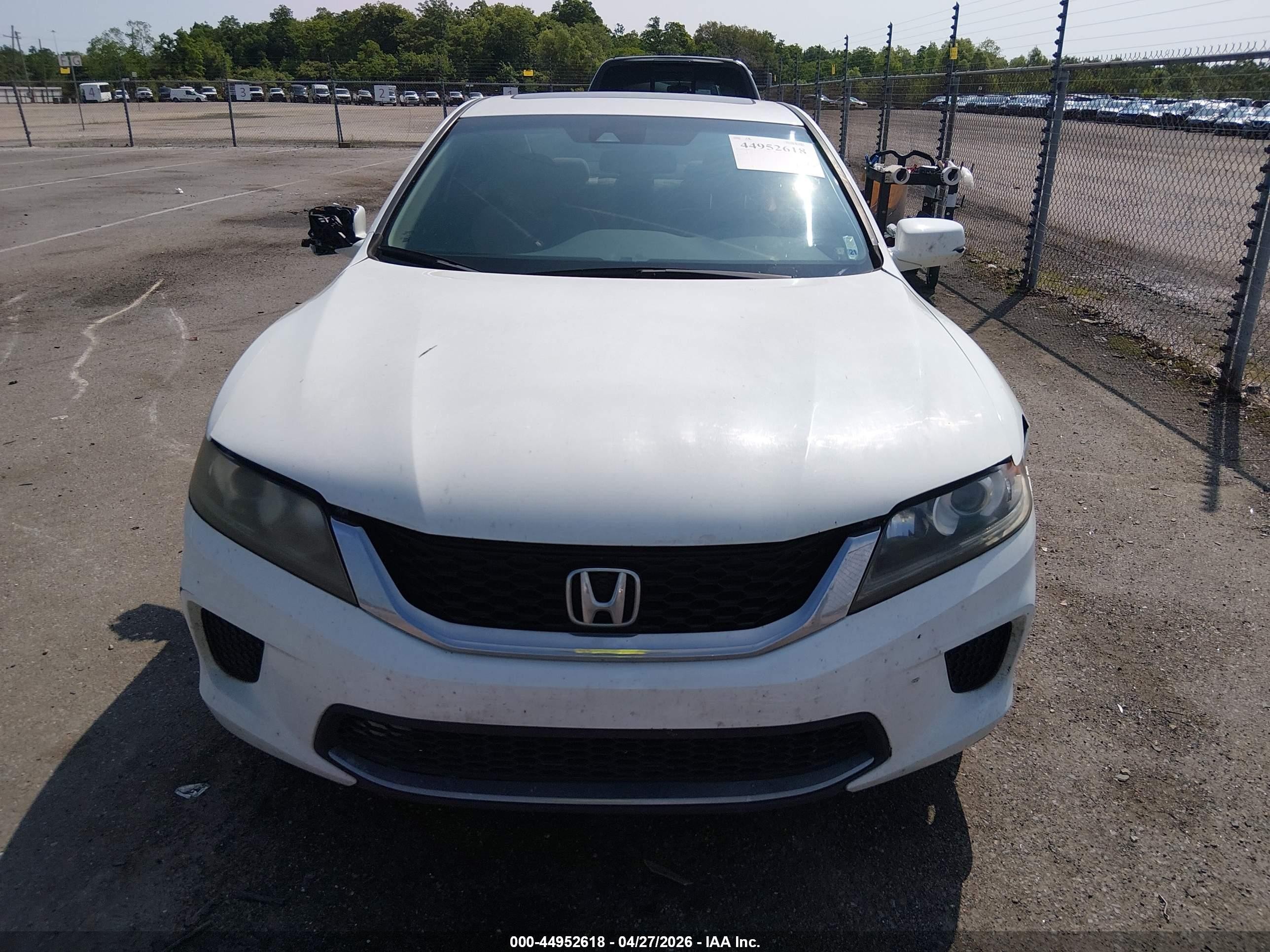 2015 Honda Accord Ex-l Белый vin: 1HGCT1B86FA013644
