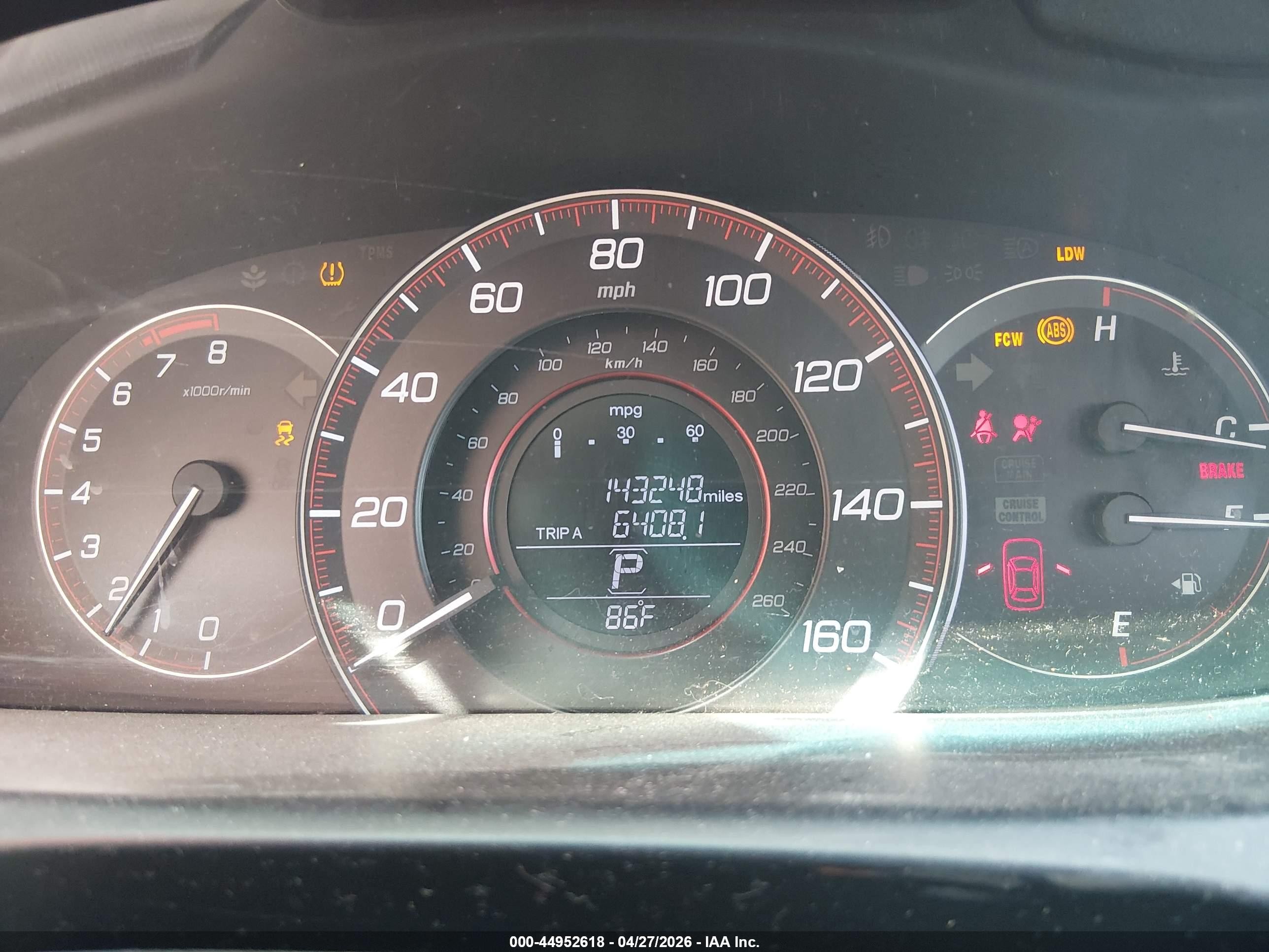 2015 Honda Accord Ex-l Белый vin: 1HGCT1B86FA013644