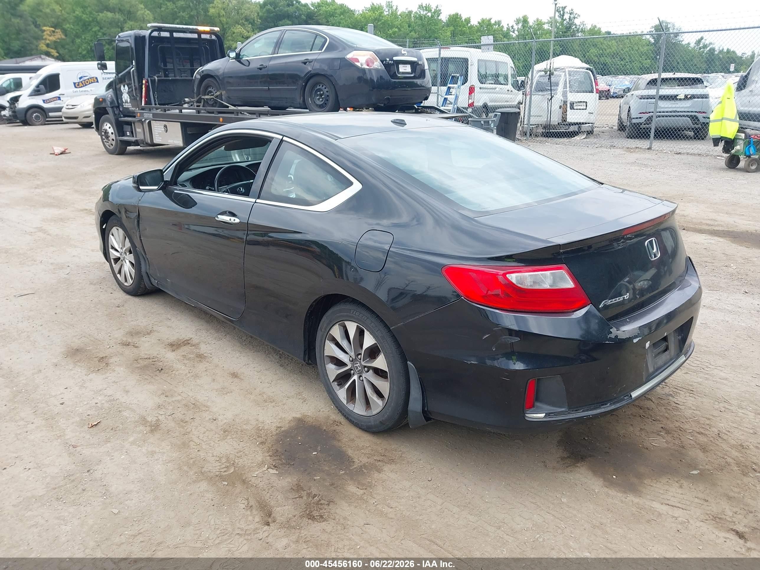 2013 Honda Accord Ex-l Black vin: 1HGCT1B87DA001970