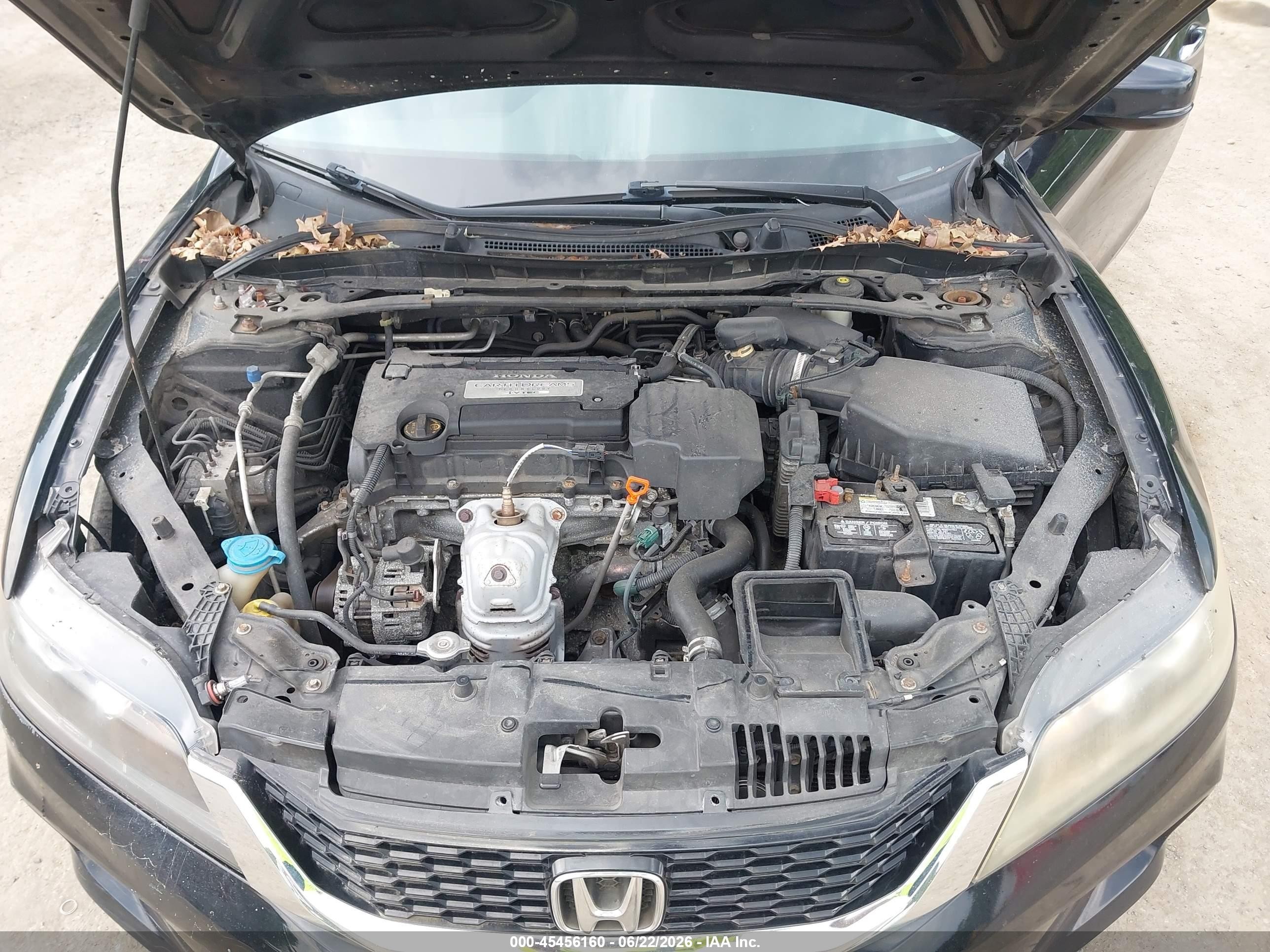 2013 Honda Accord Ex-l Black vin: 1HGCT1B87DA001970