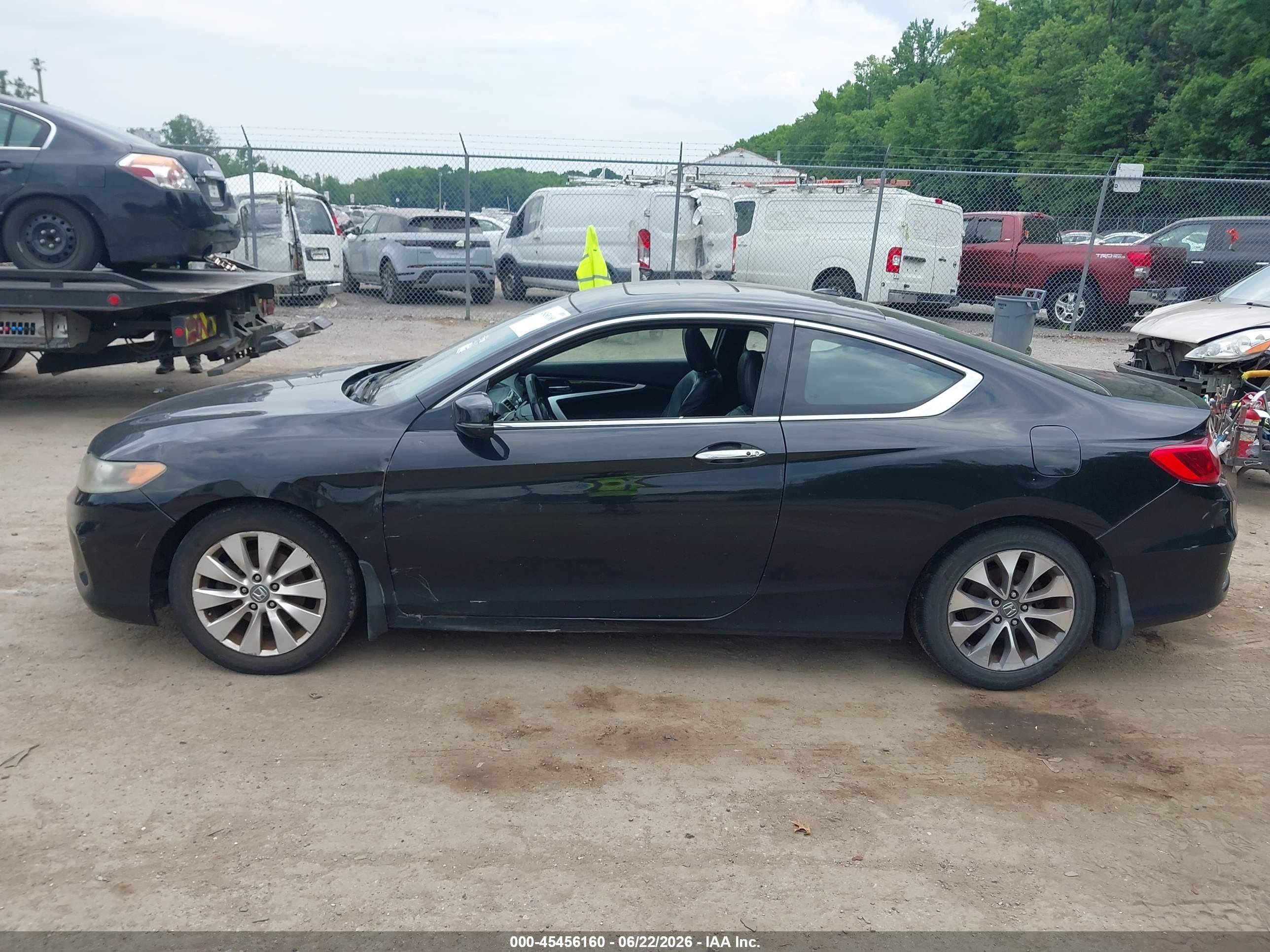 2013 Honda Accord Ex-l Black vin: 1HGCT1B87DA001970