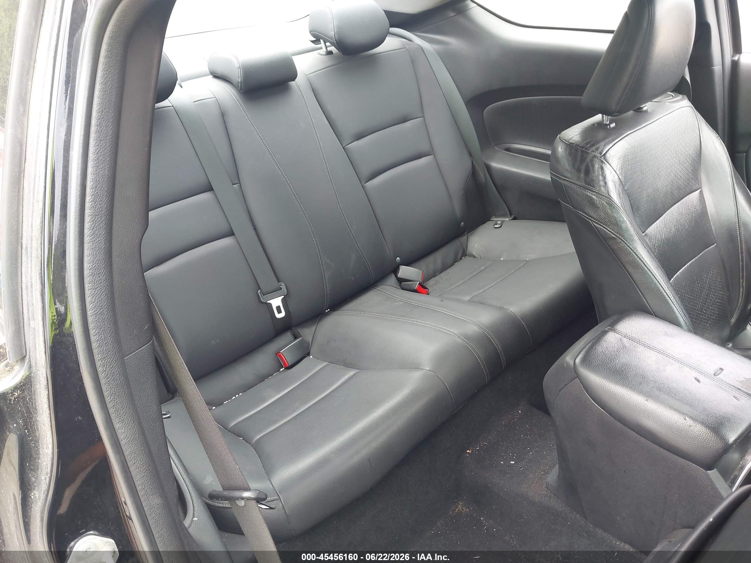 2013 Honda Accord Ex-l Black vin: 1HGCT1B87DA001970