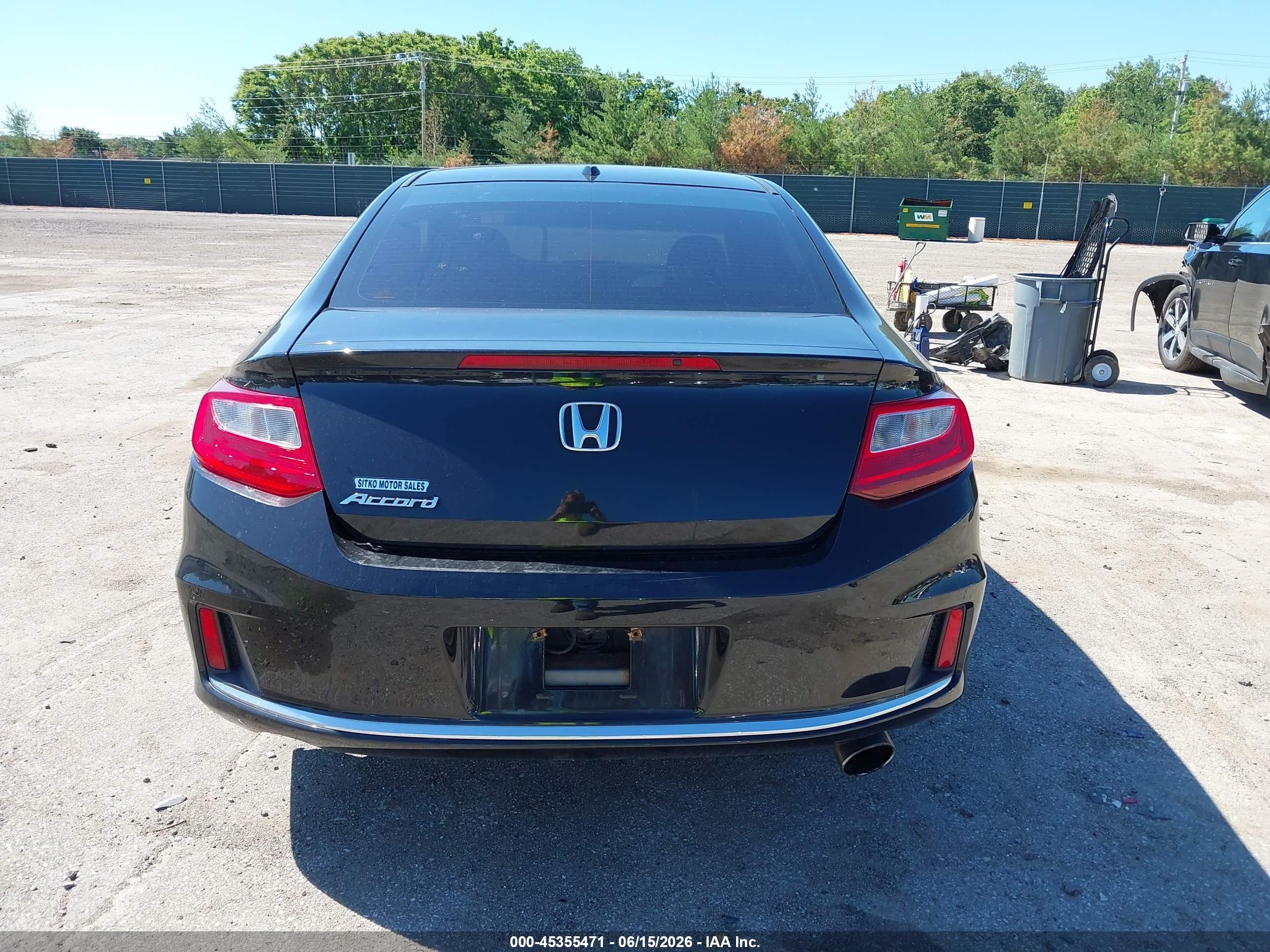 2013 Honda Accord Ex-l Black vin: 1HGCT1B87DA022575