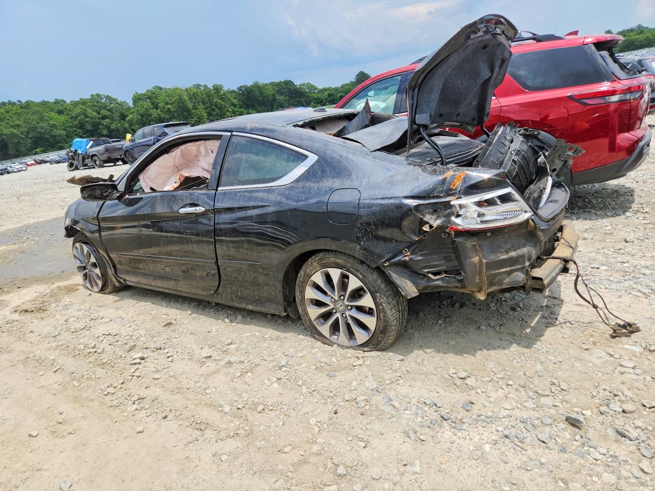 2013 Honda Accord Exl Black vin: 1HGCT1B87DA023029