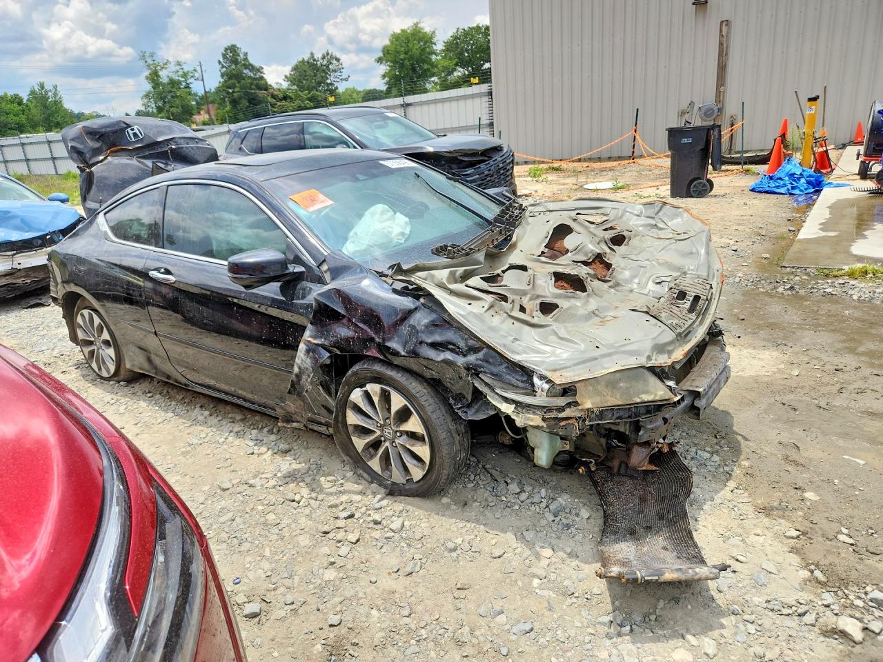 2013 Honda Accord Exl Black vin: 1HGCT1B87DA023029