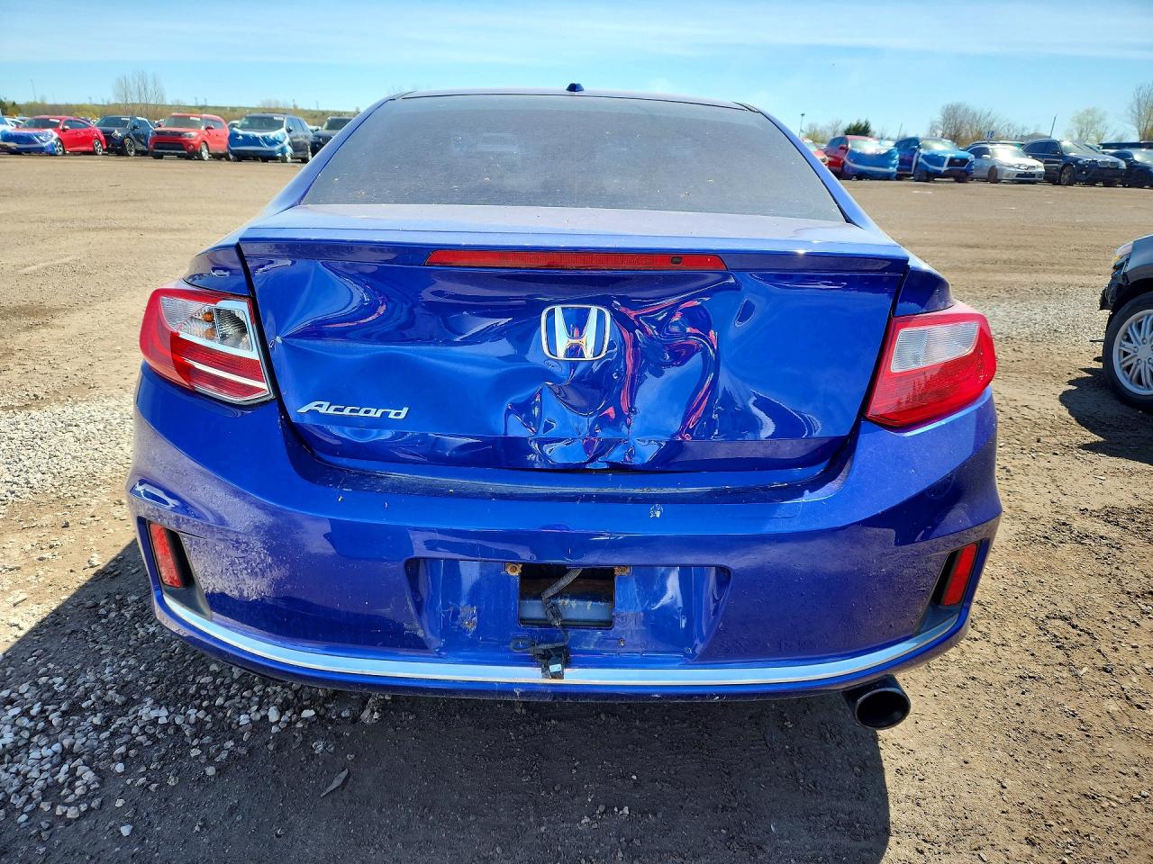 2013 Honda Accord Exl Blue vin: 1HGCT1B87DA800924