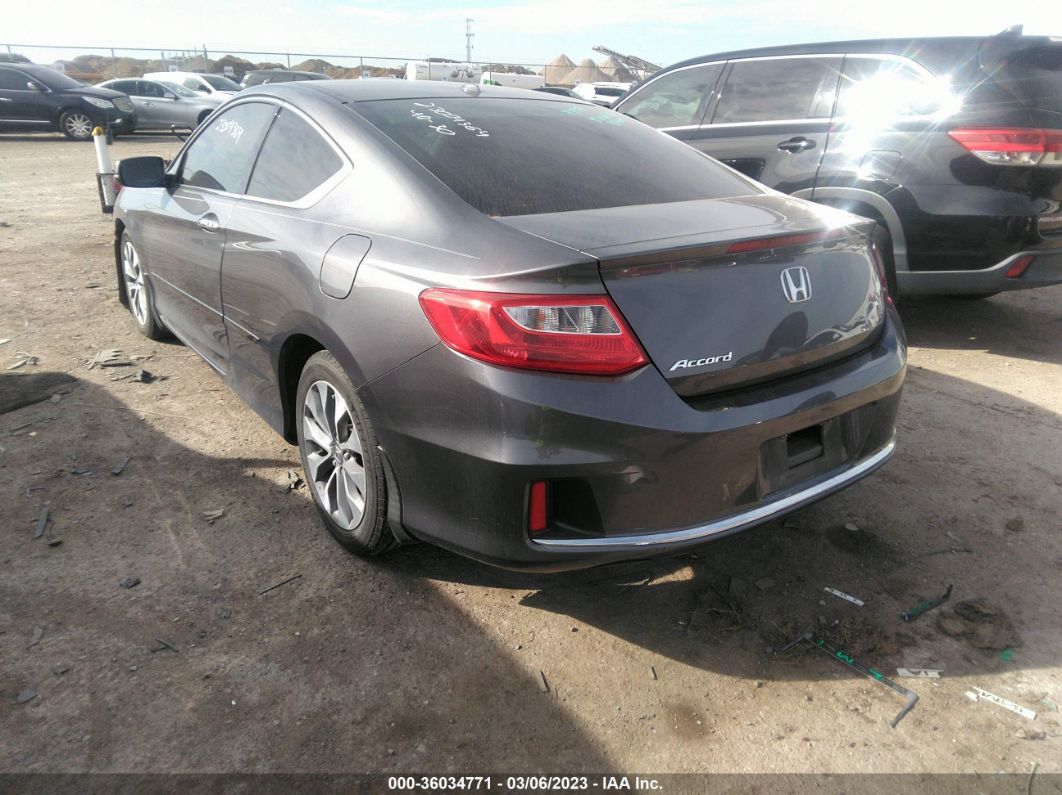 2015 Honda Accord Coupe Ex-l Gray vin: 1HGCT1B87FA004256