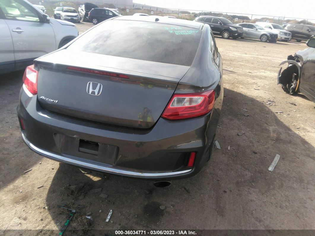 2015 Honda Accord Coupe Ex-l Gray vin: 1HGCT1B87FA004256