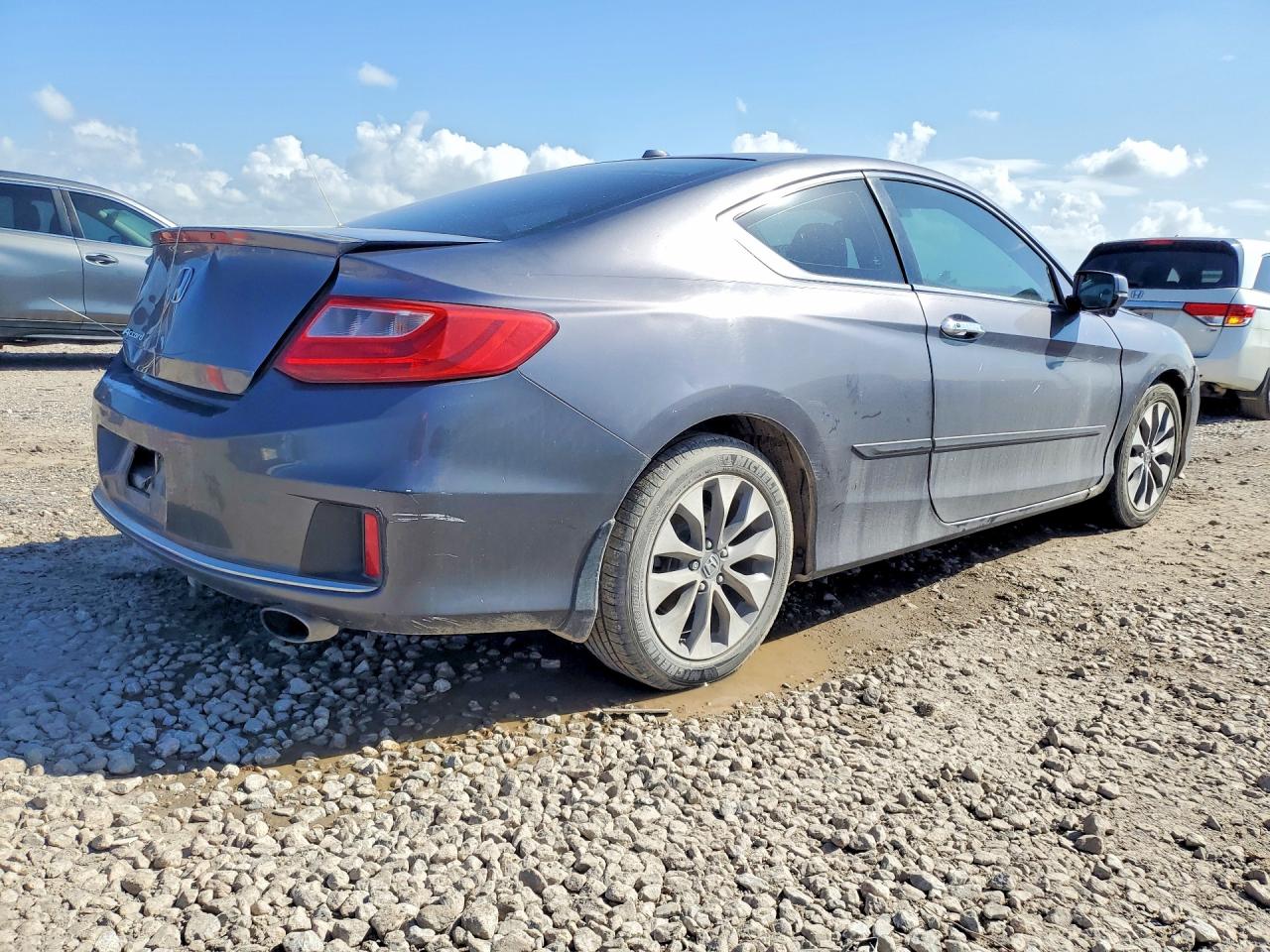 2015 Honda Accord Exl Серый vin: 1HGCT1B87FA004256