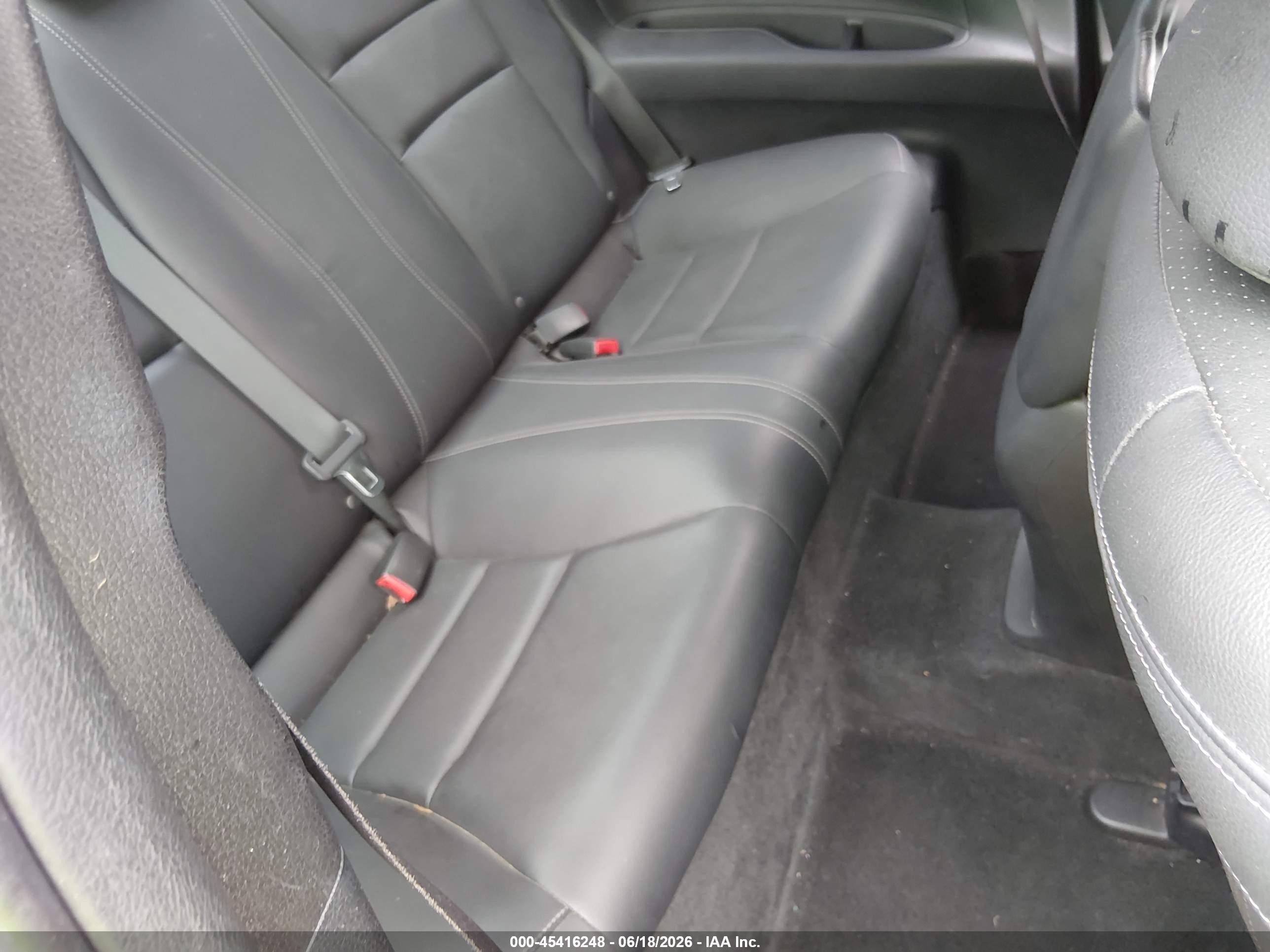 2015 Honda Accord Ex-l Red vin: 1HGCT1B87FA014477