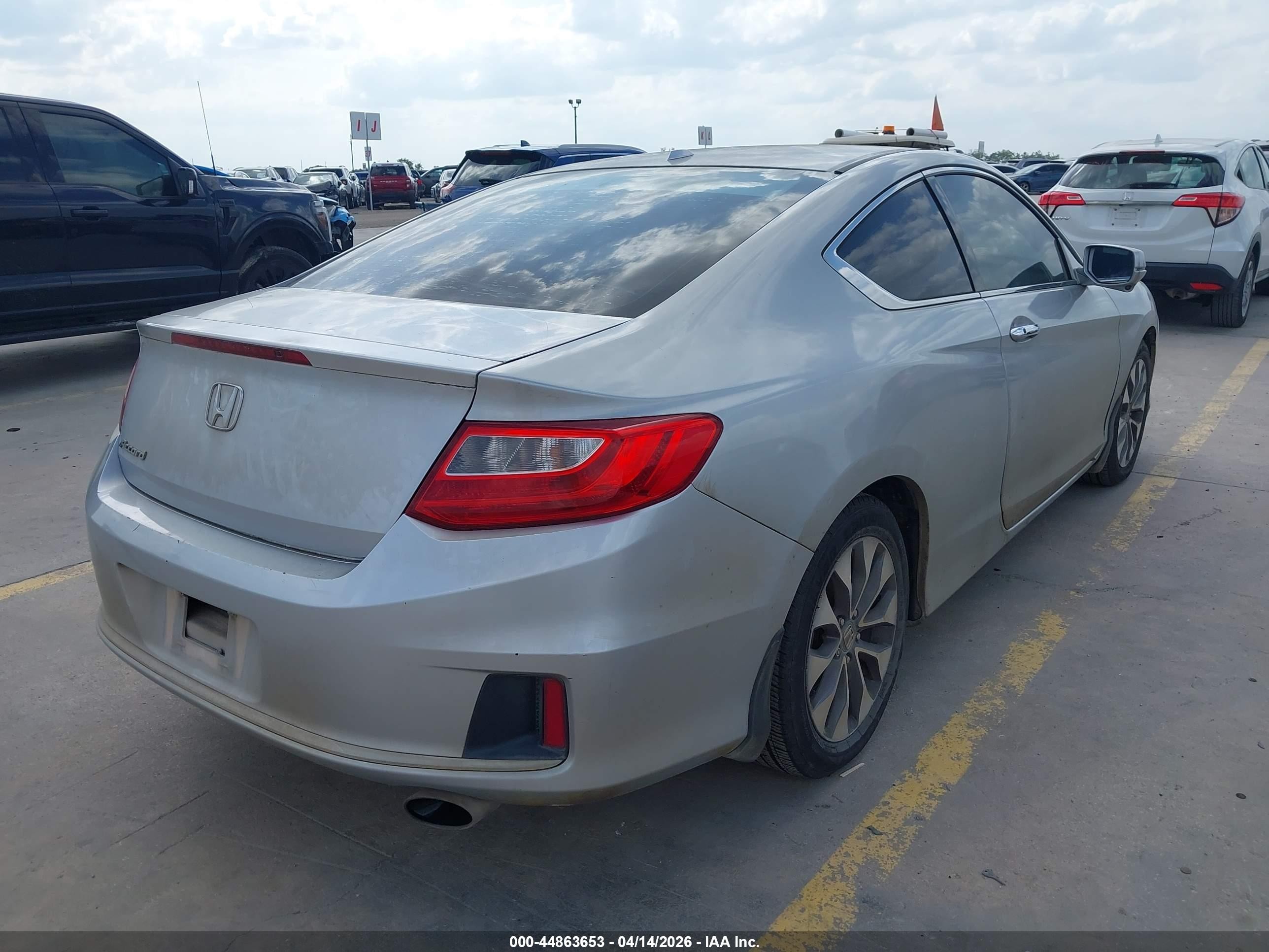 2013 Honda Accord Ex-l Silver vin: 1HGCT1B88DA001671