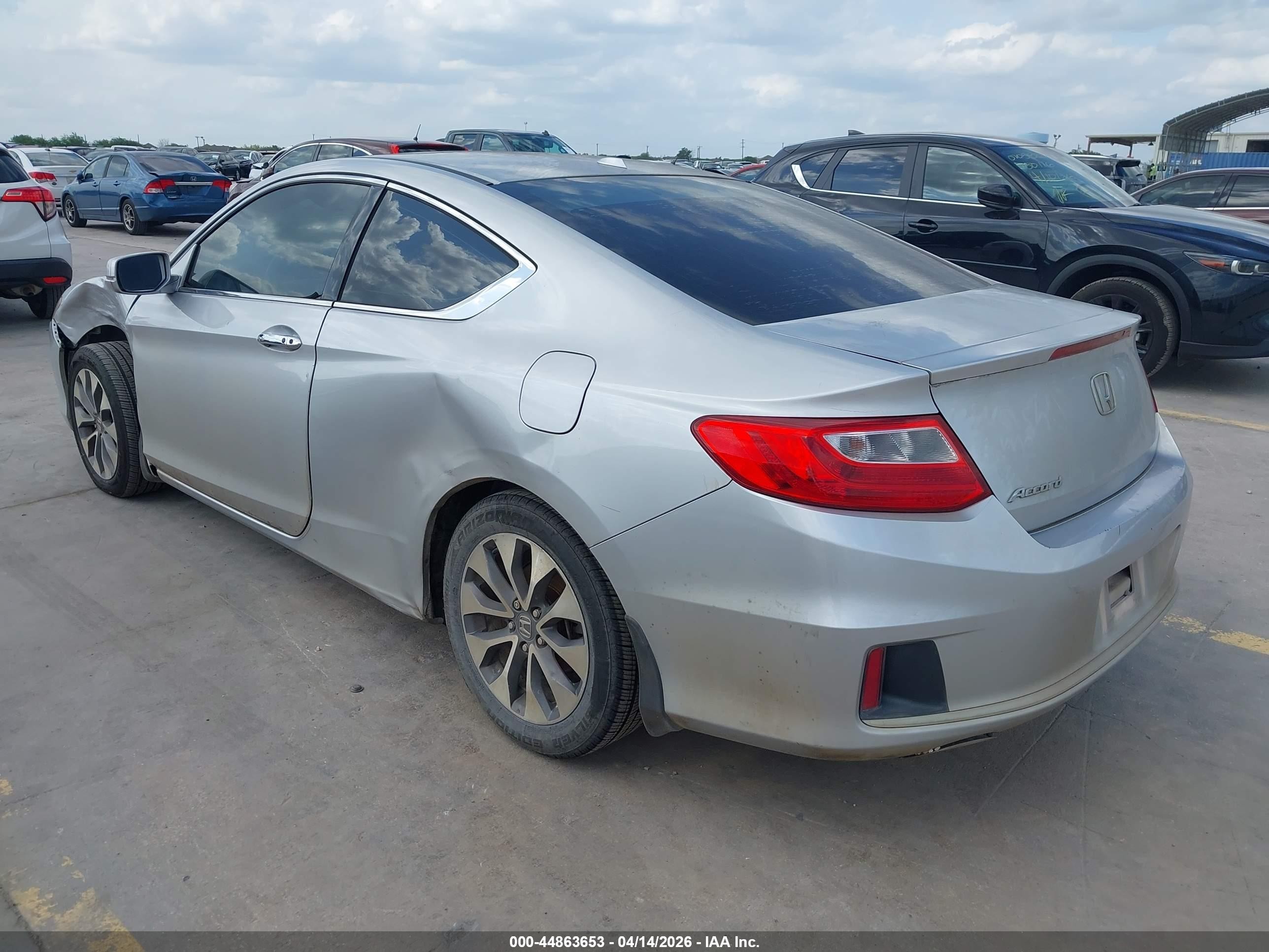 2013 Honda Accord Ex-l Silver vin: 1HGCT1B88DA001671