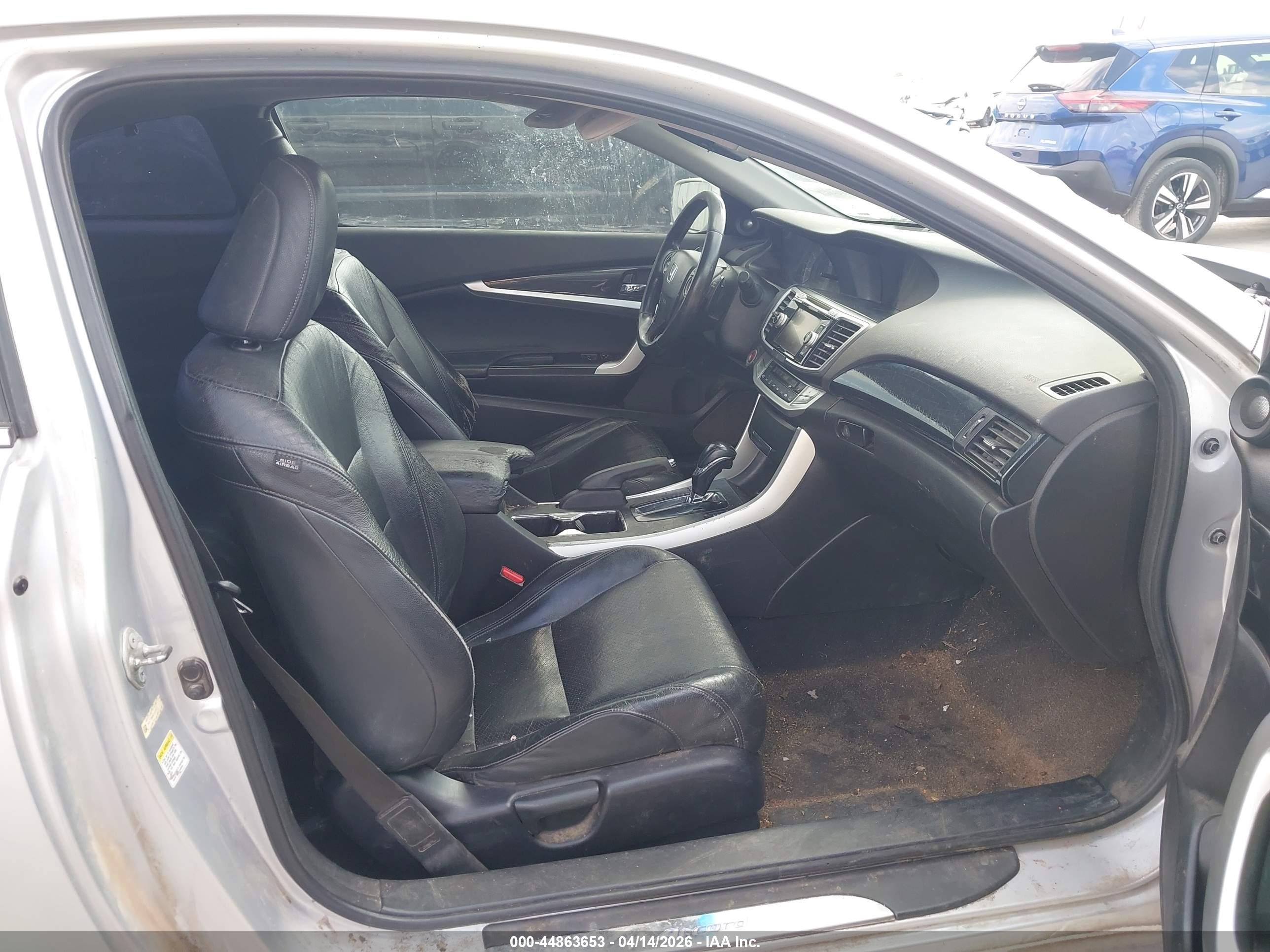 2013 Honda Accord Ex-l Silver vin: 1HGCT1B88DA001671
