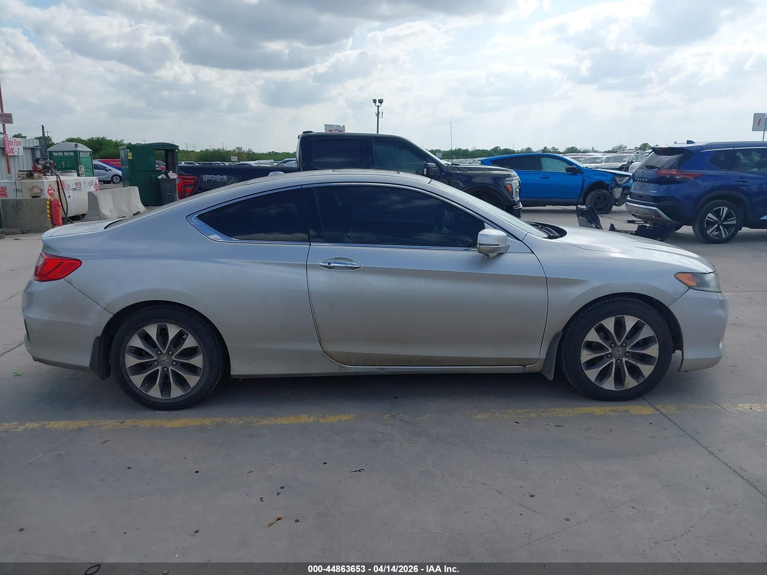 2013 Honda Accord Ex-l Silver vin: 1HGCT1B88DA001671