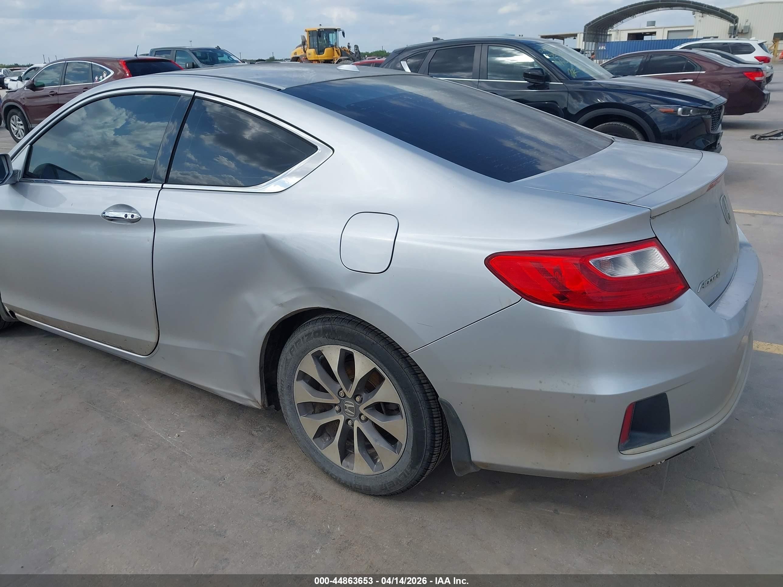 2013 Honda Accord Ex-l Silver vin: 1HGCT1B88DA001671