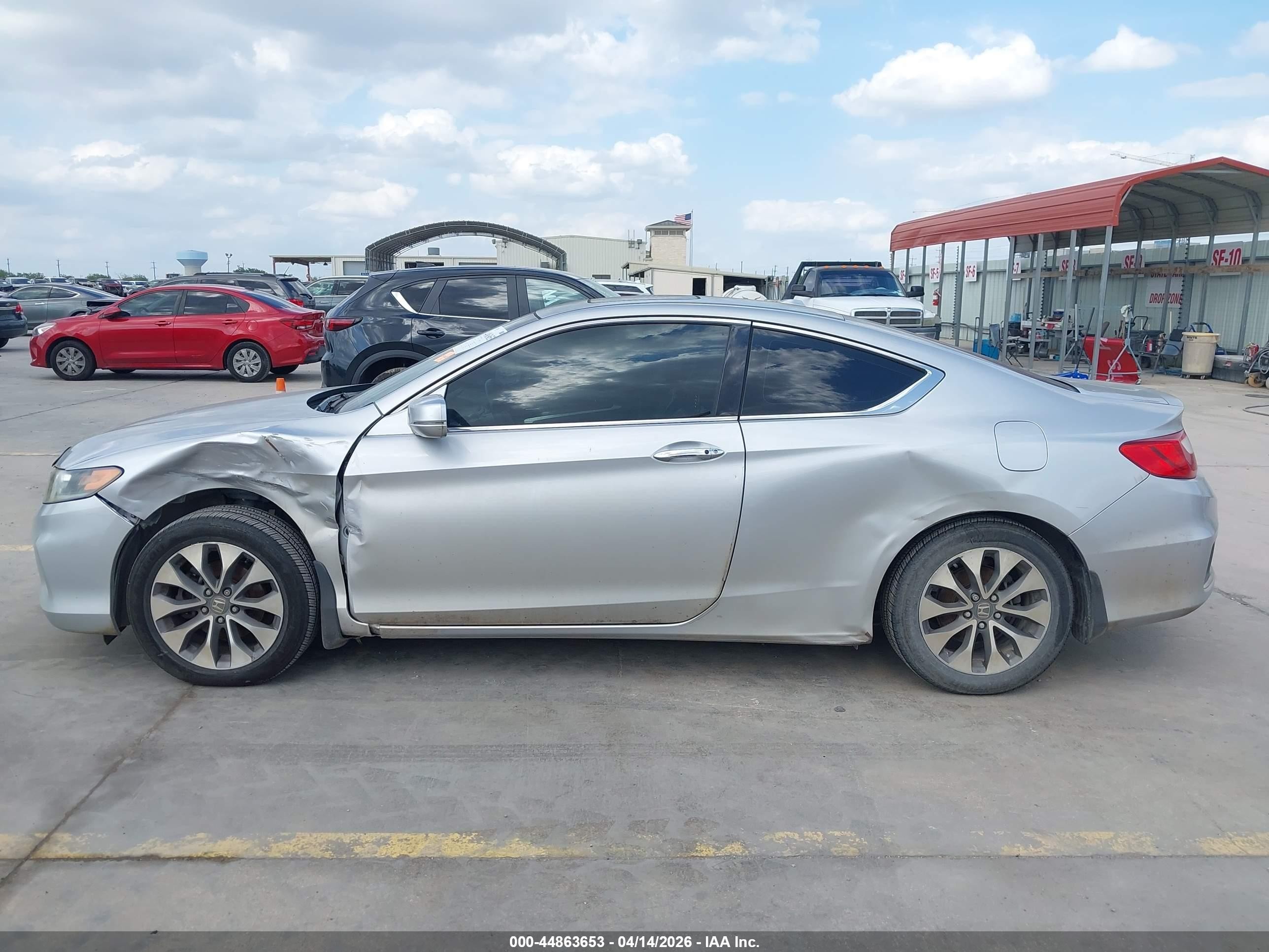 2013 Honda Accord Ex-l Silver vin: 1HGCT1B88DA001671