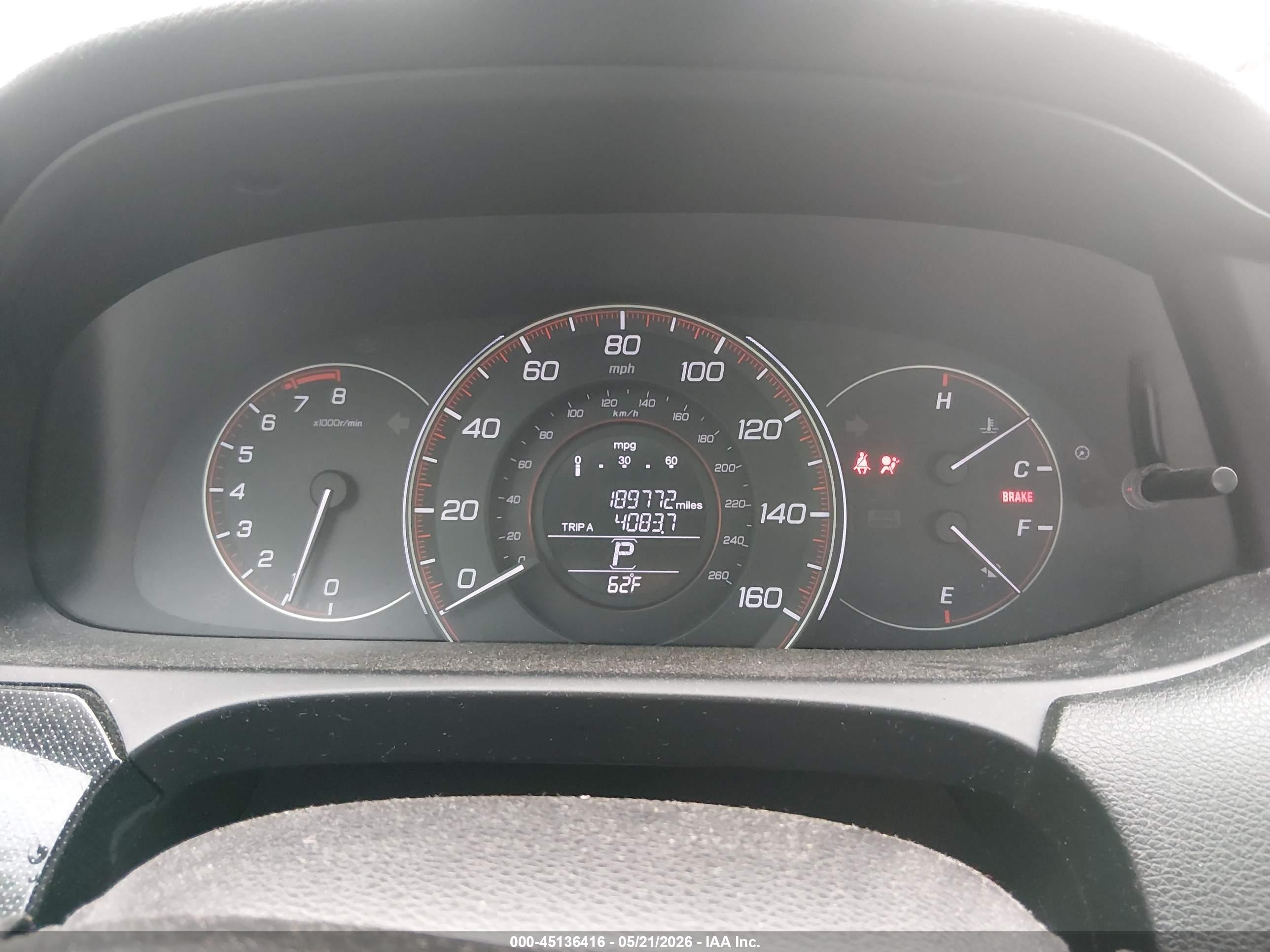 2013 Honda Accord Ex-l Black vin: 1HGCT1B88DA002240